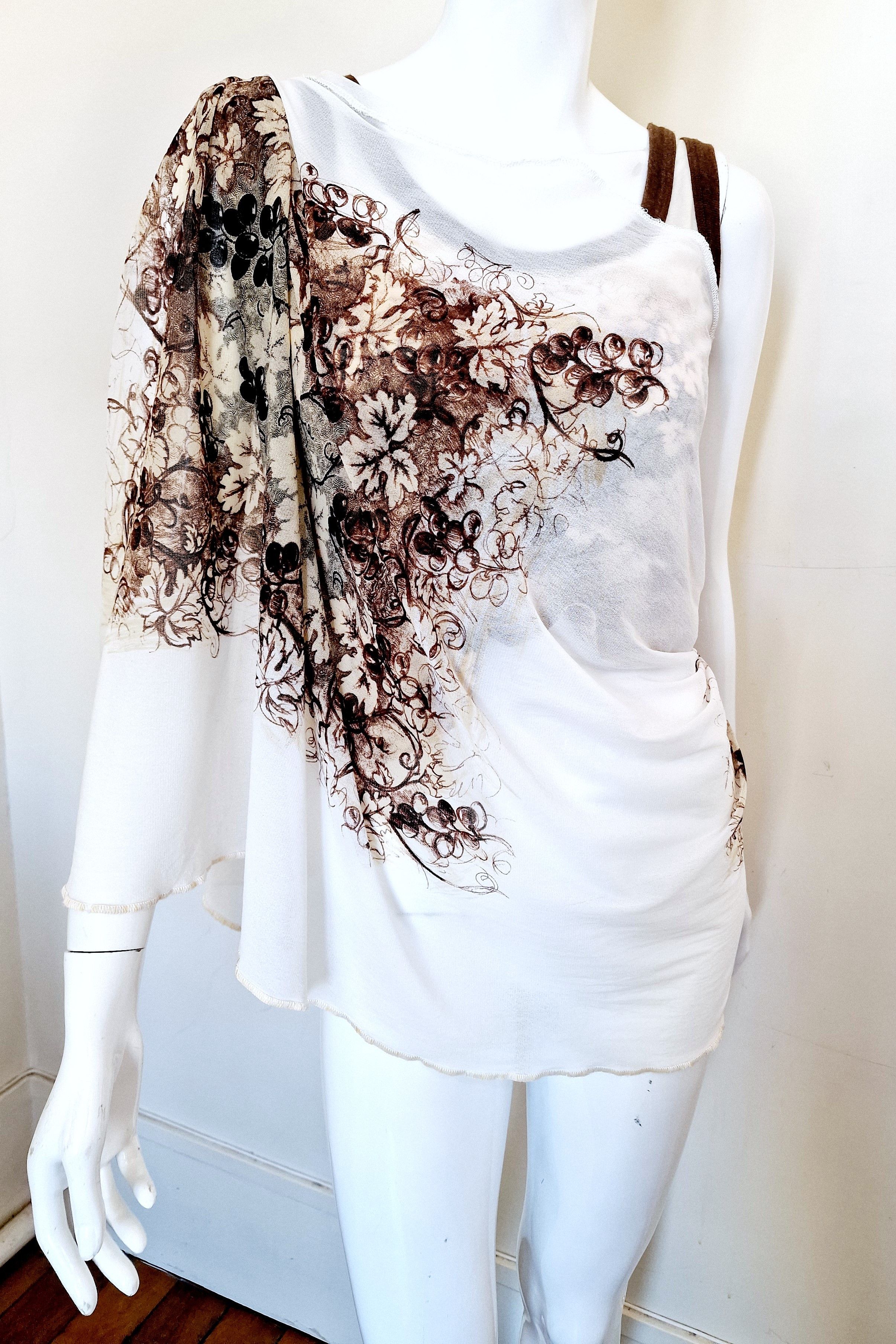 Jean Paul Gaultier Jean Paul Gaultier Grape 1999 S/S Pareo 2 Piece Dress Size M / US 6-8 / IT 42-44 - 11 Thumbnail