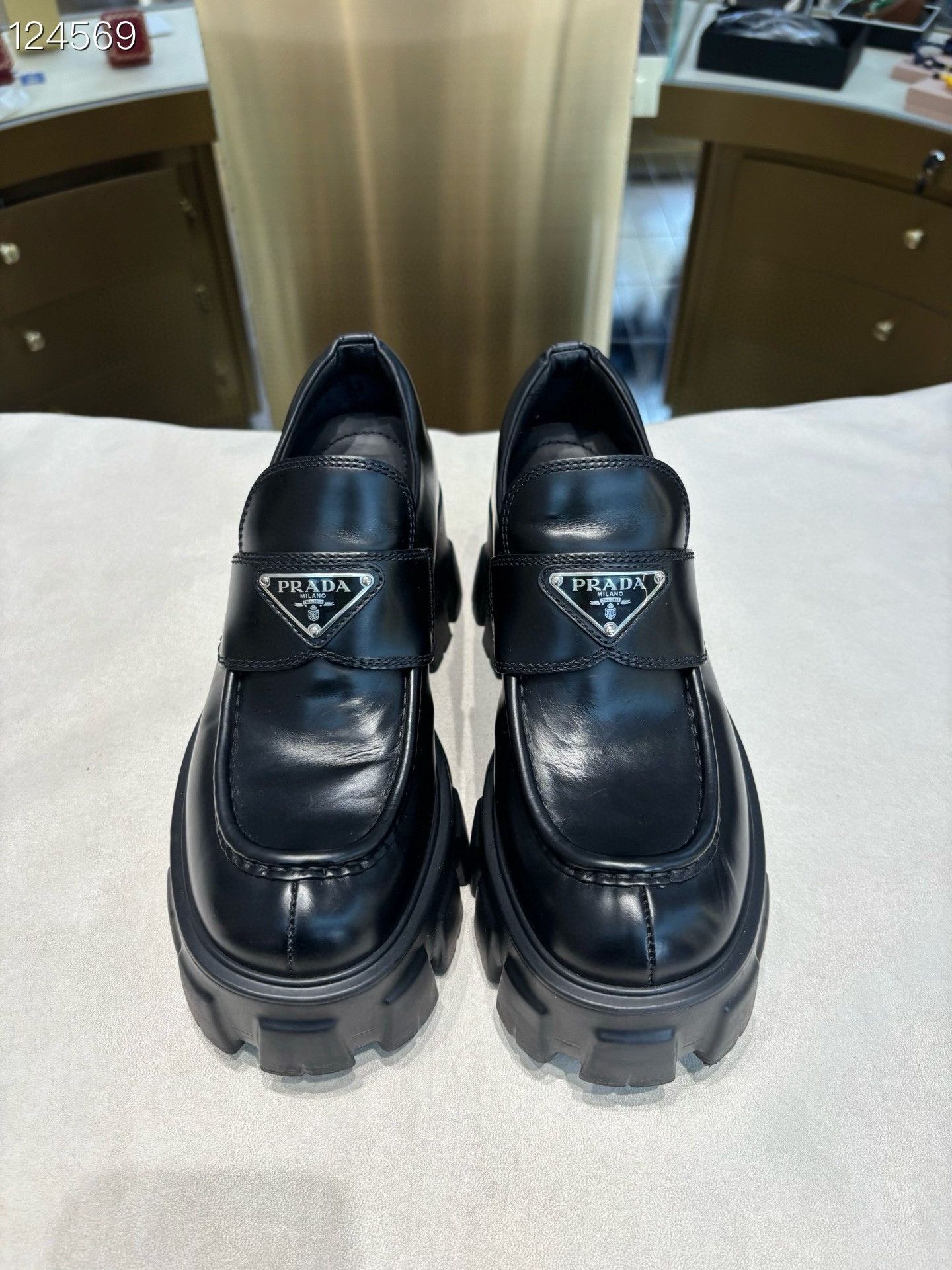 Prada Prada Monolith Platform Loafers Size US 5.5 / IT 35.5 - 1 Thumbnail