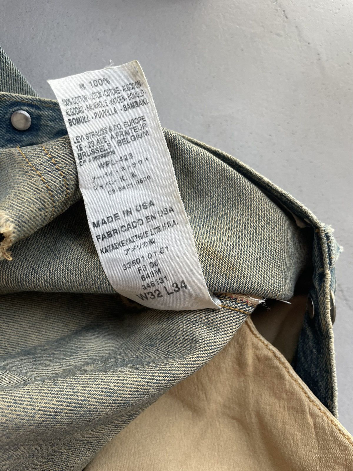 LVC Levis vintage Size US 32 / EU 48 - 7 Thumbnail