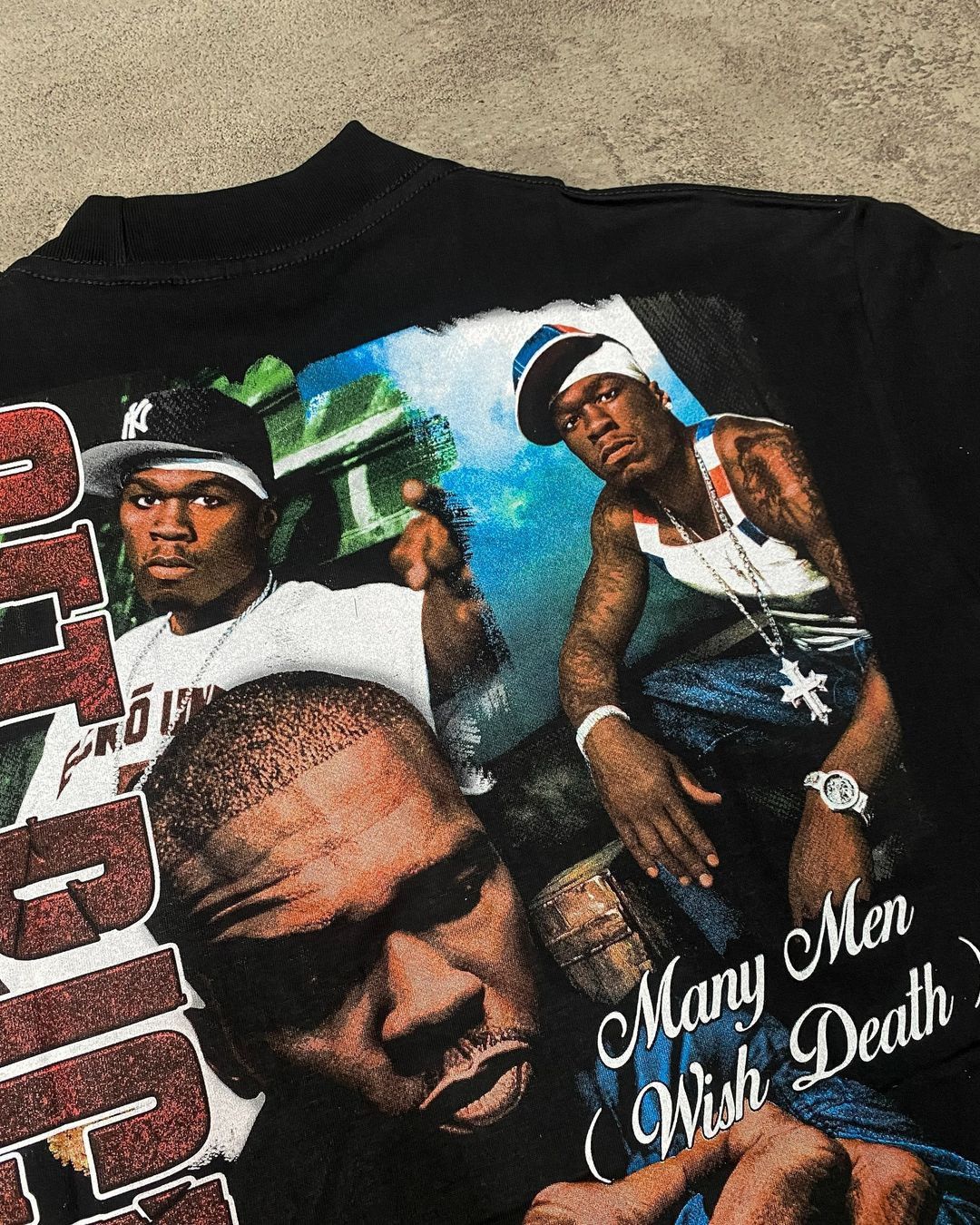 Rap Tees × Vintage 50 Cent Raptees Bootlegtee Size US XL / EU 56 / 4 - 7 Thumbnail