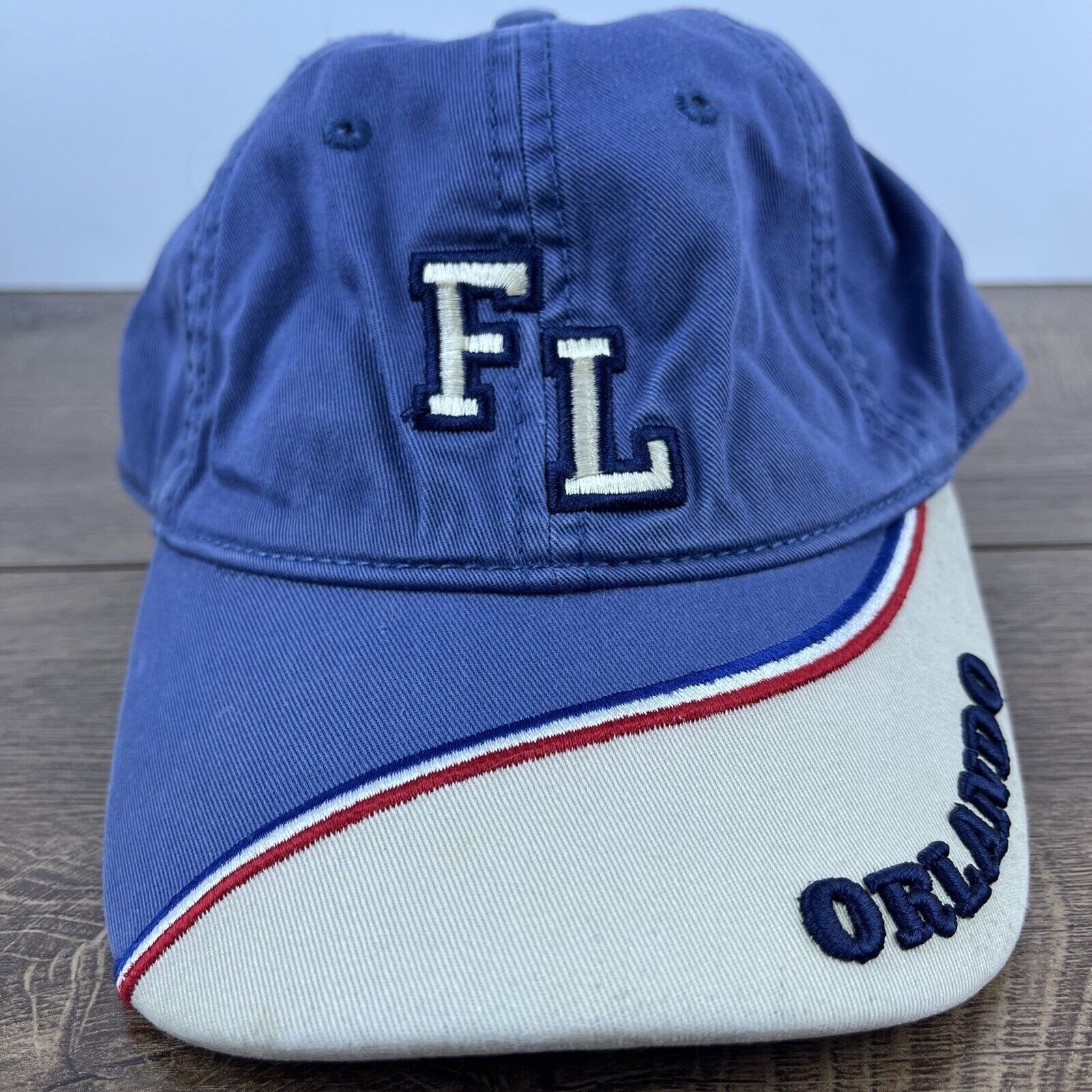 Other Orlando Florida Hat Orlando Hat Blue Adjustable Hat Blue Flo Size ONE SIZE - 2 Thumbnail