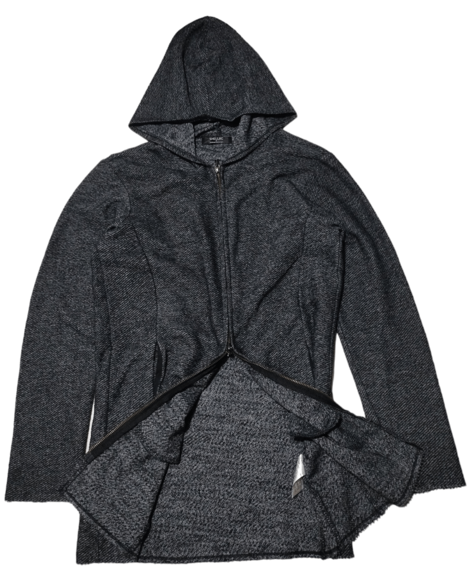 Shellac Shellac x Semanticdesign Long punk double zipper hoodie Size US M / EU 48-50 / 2 - 3 Thumbnail