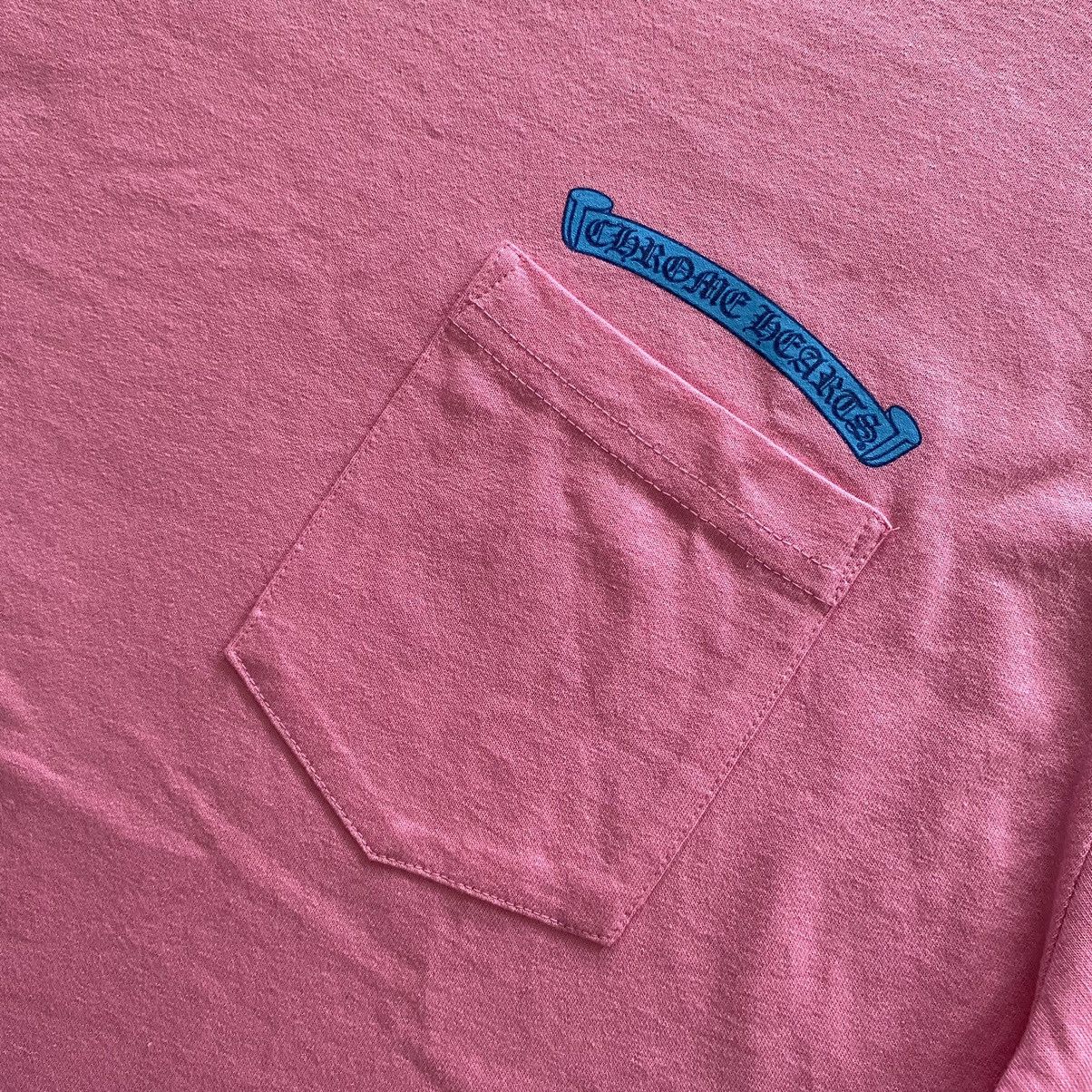 Chrome Hearts CHROME HEARTS Scroll Logo T-Shirt PINK Size XL / US 12-14 / IT 48-50 - 5 Thumbnail