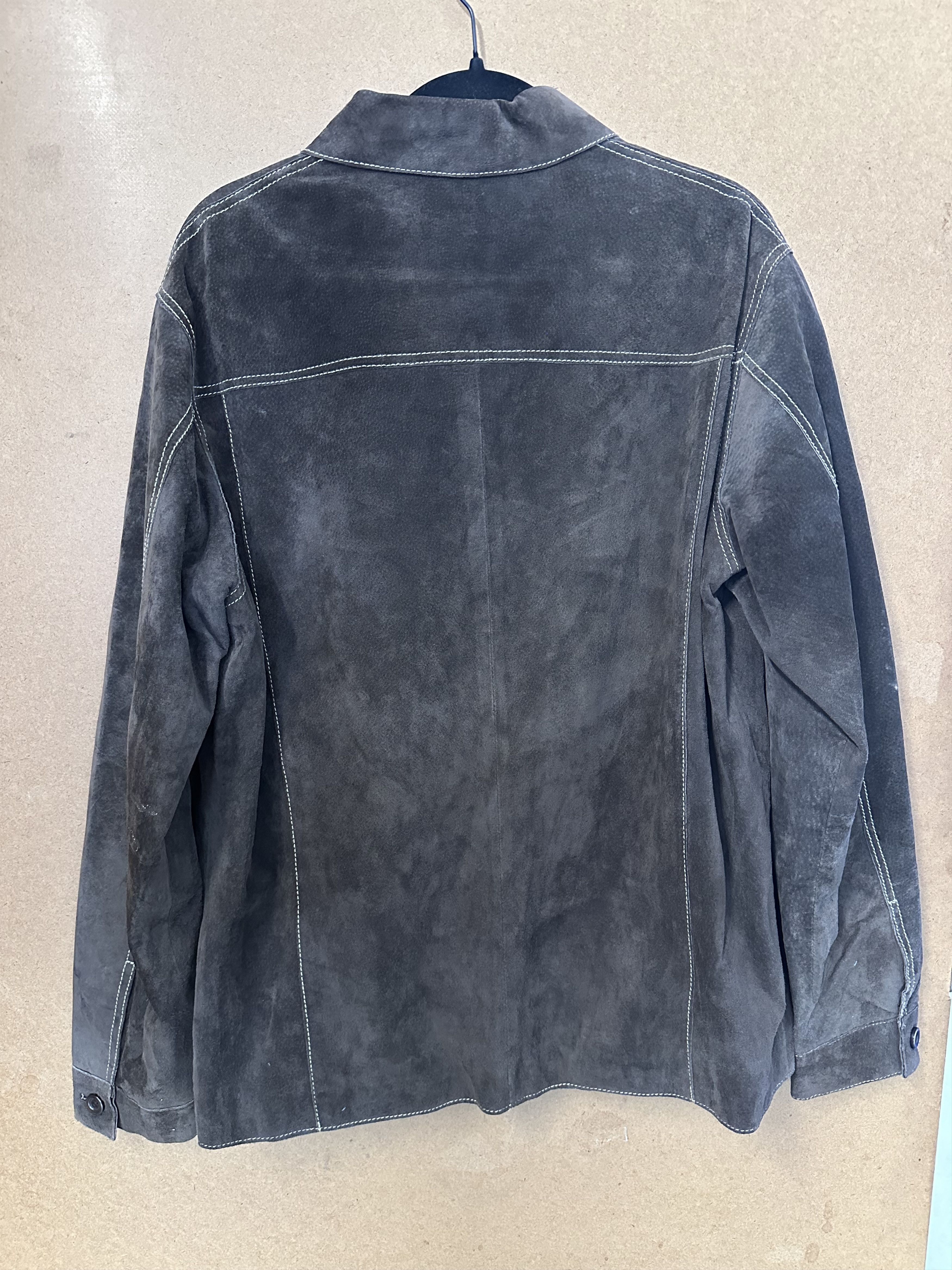 Other Suede SHIRT-JACKET BY MARC BAXIS Size US M / EU 48-50 / 2 - 2 Thumbnail