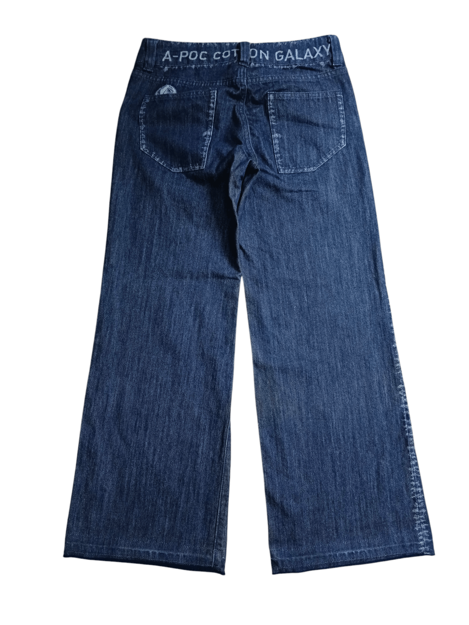 Issey Miyake ISSEY MIYAKE FLARE A-POC COTTON GALAXY DENIM Size 28" / US 6 / IT 42 - 1 Thumbnail