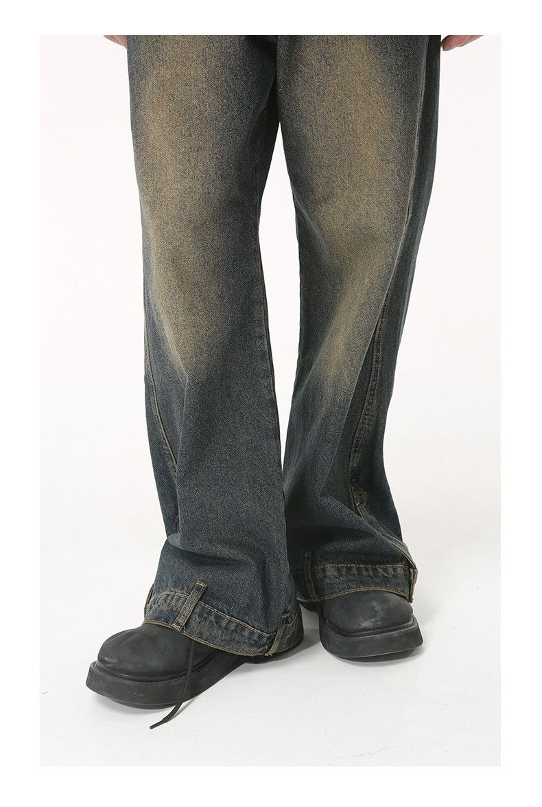 Japanese Brand × Jean Men's washed distressed straight jeans Size US 32 / EU 48 - 7 Thumbnail
