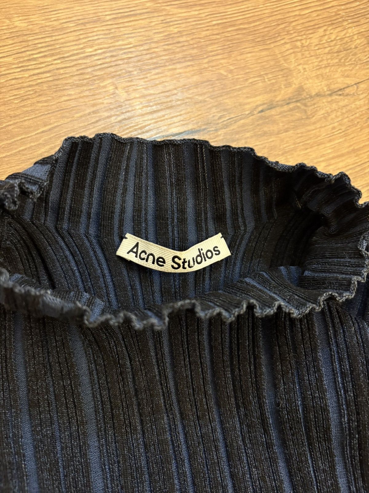 Acne Studios Acne Studios Ribbed Turtleneck Sweater Slim Fit Y2K Minimal Size US L / EU 52-54 / 3 - 3 Thumbnail