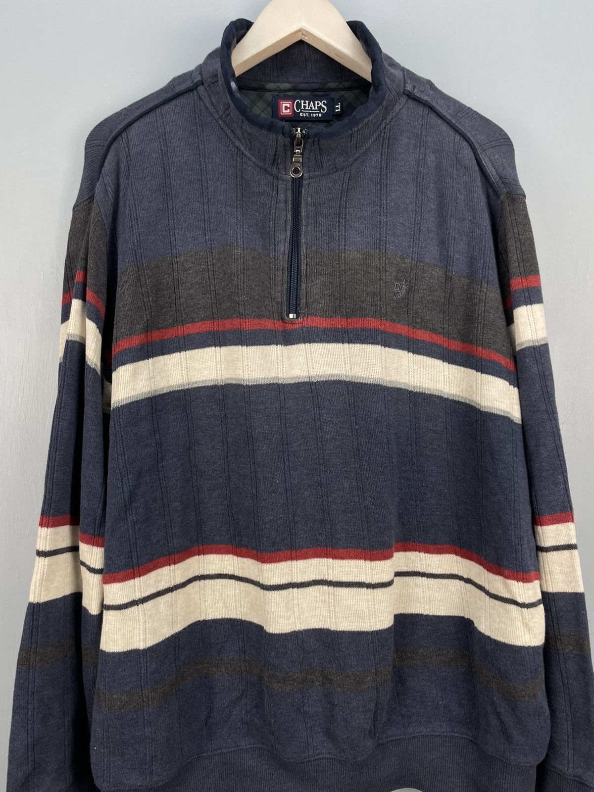 Chaps Vintage Chaps half zip sweatshirt Size US XL / EU 56 / 4 - 3 Thumbnail