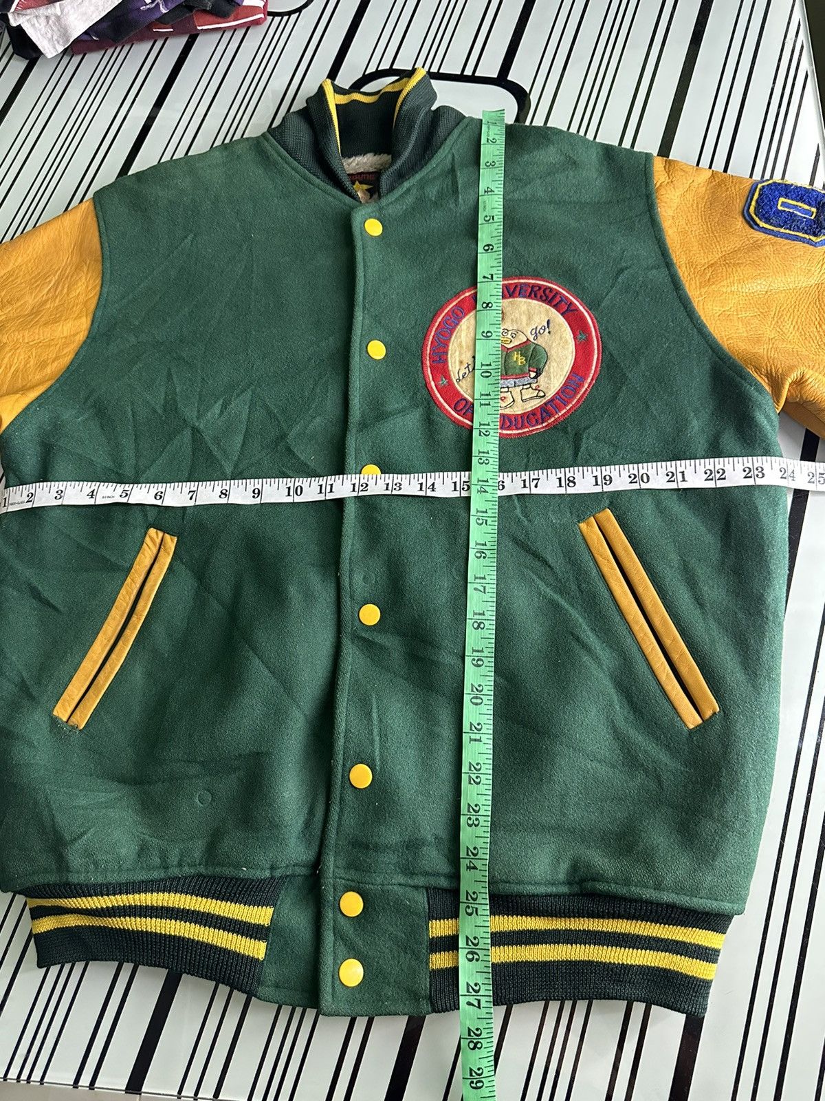 Vintage Vintage Albatross Since1982 Varsity Leather Jacket Size US M / EU 48-50 / 2 - 16 Thumbnail