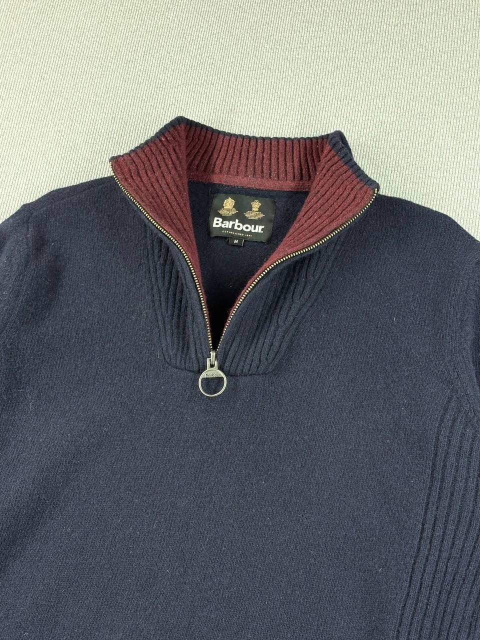 Barbour Barbour 1/4 quarter-zip wool sweater M Size US M / EU 48-50 / 2 - 6 Thumbnail