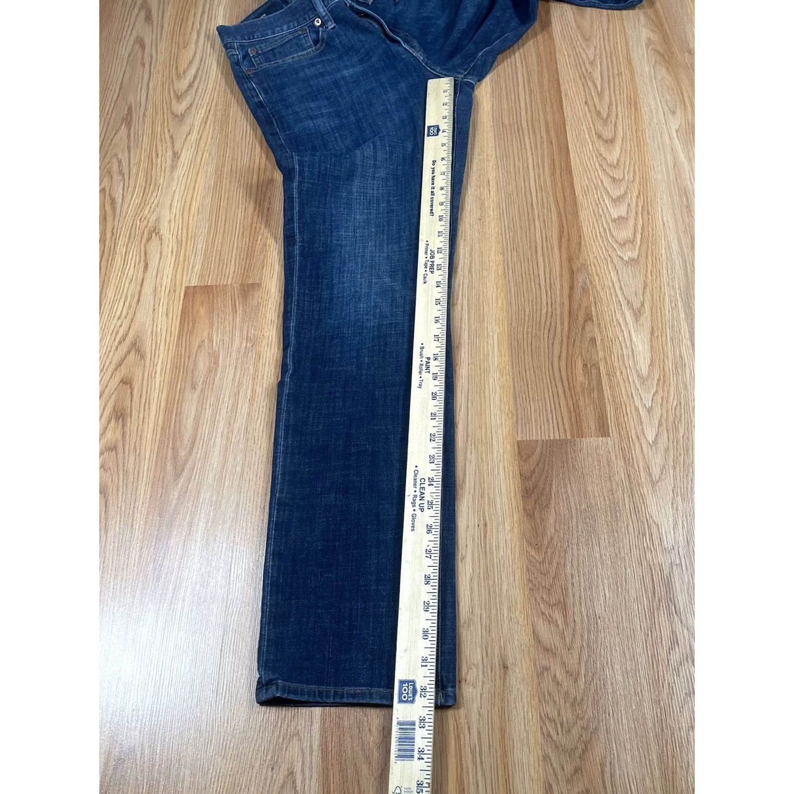 Lucky Brand Lucky Brand Jeans 121 Slim Leg Fit Blue Denim Stretch Pants Mens 30Wx32L Size US 30 / EU 46 - 6 Thumbnail