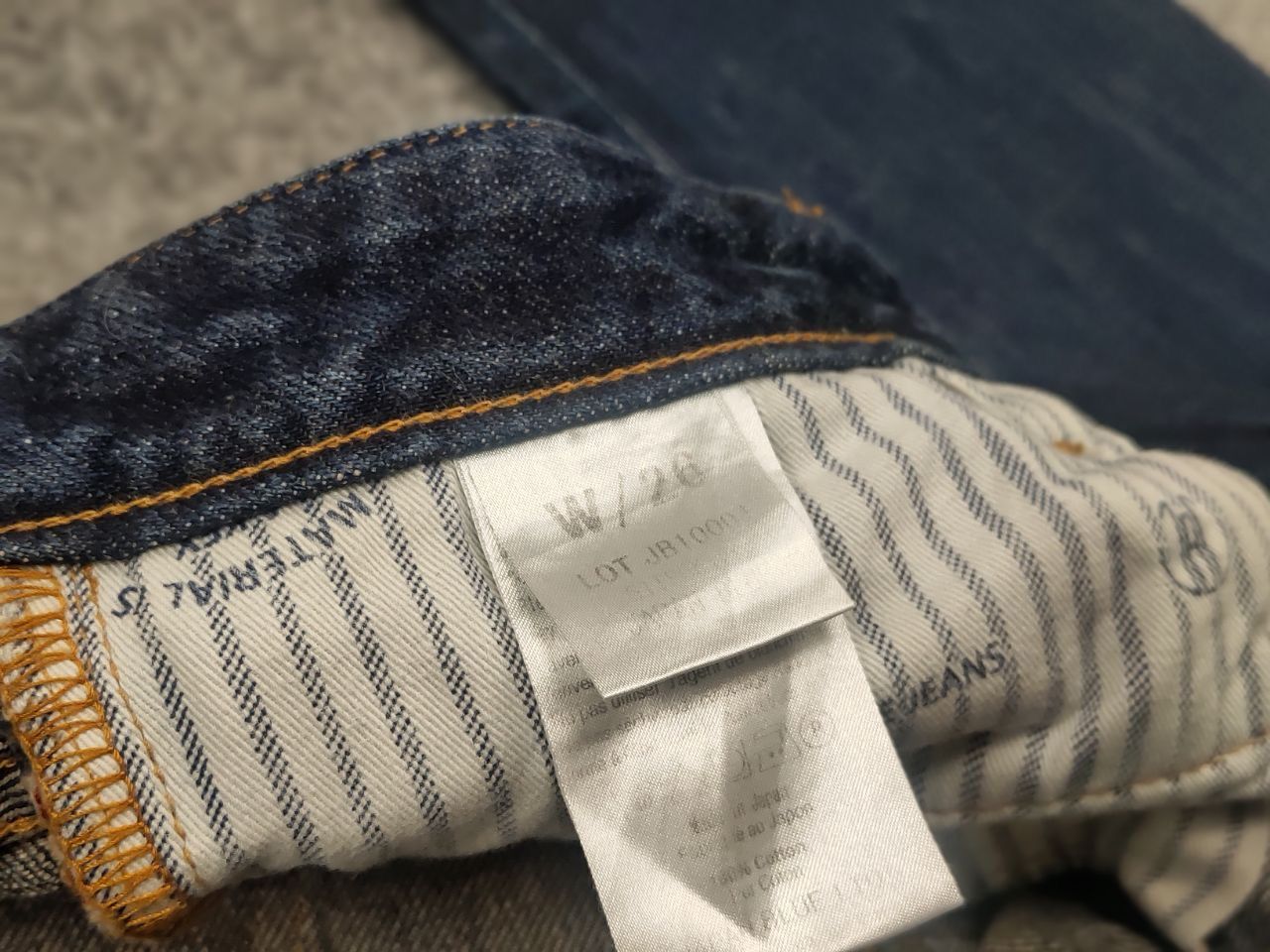 Japan Blue Jeans Vintage 90's Japan Blue Jeans Design Selvedge Straight Denim Size US 26 / EU 42 - 16 Thumbnail