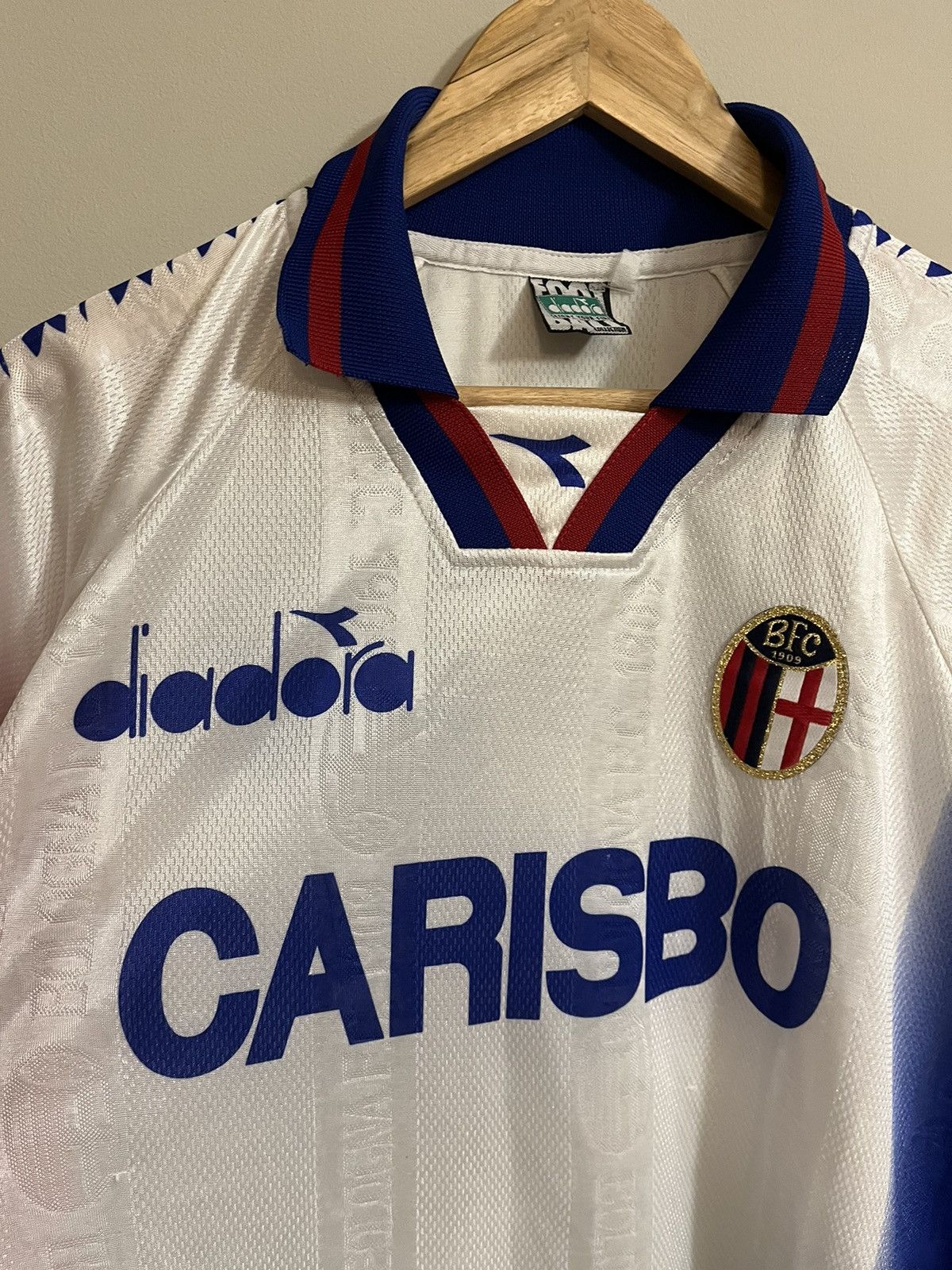 Diadora Vintage Diadora 🇮🇹 Bologna 1996-97 italy football italian kit Size US XL / EU 56 / 4 - 2 Thumbnail