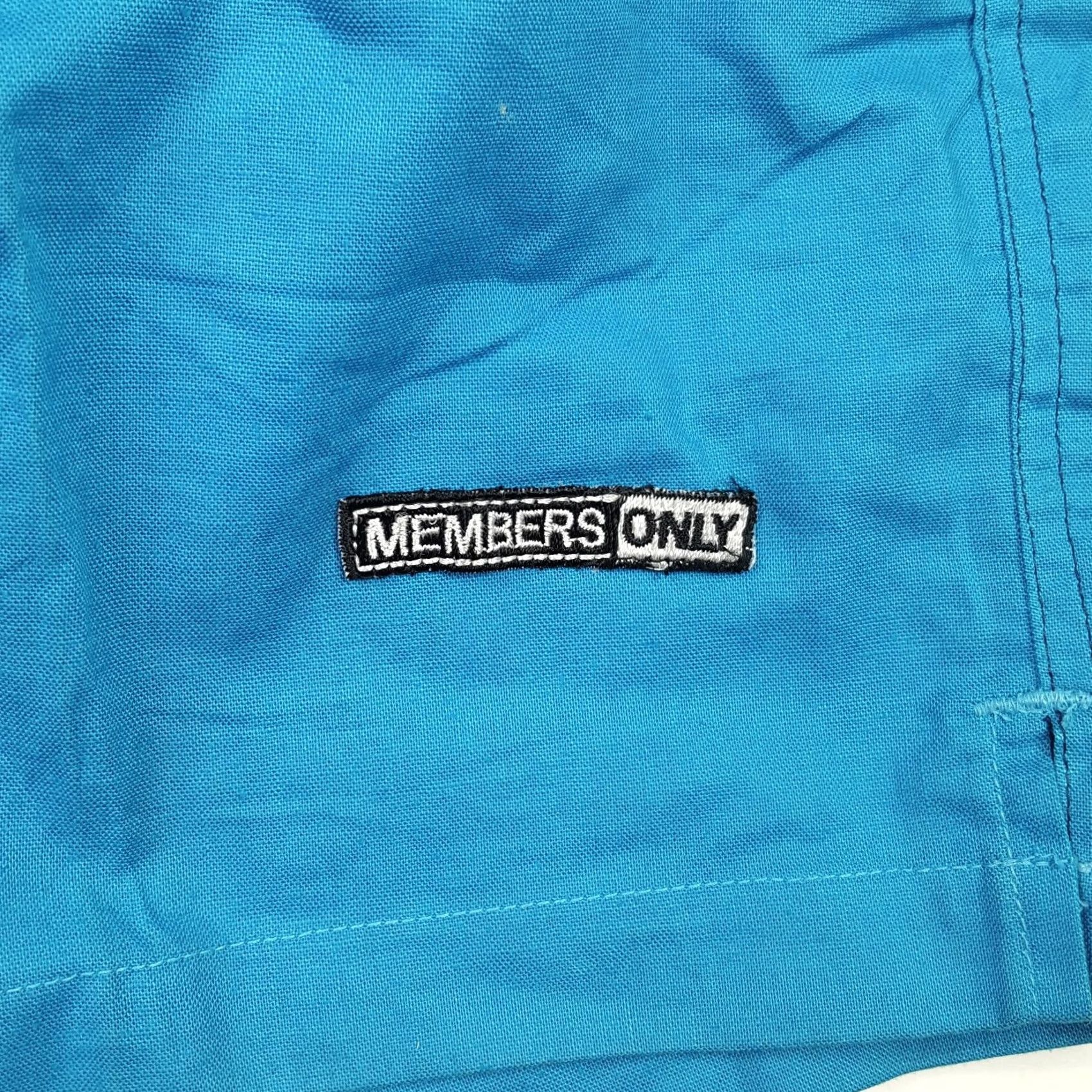 Members Only VINTAGE Members Only Swim Trunks Board Shorts S Mens Blue 90s 80s Retro Tropical Island Summer Casual Size US 28 / EU 44 - 4 Thumbnail