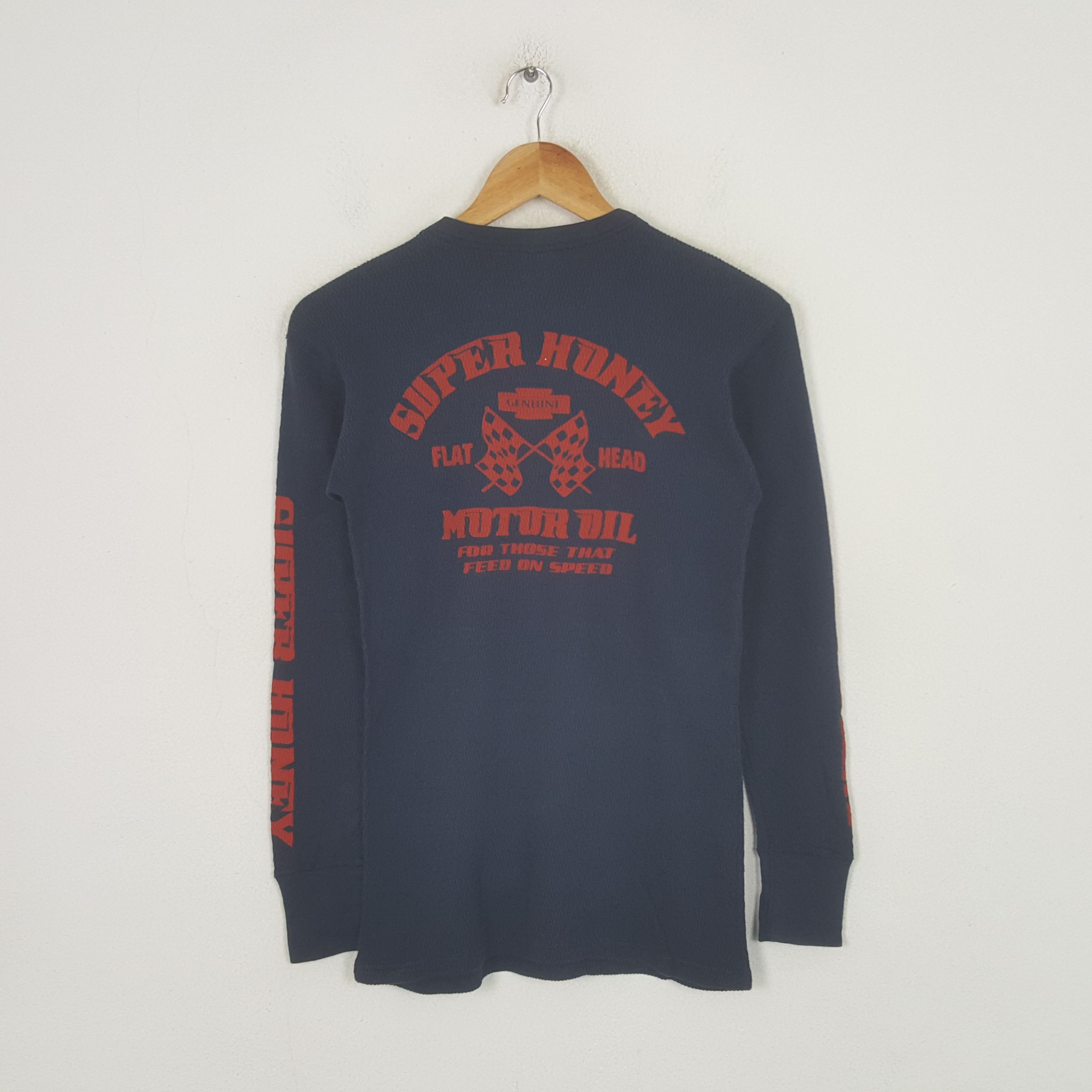 The Flat Head Vintage The Flat Head Super Hunter Racing Bikers Tshirt RR28 Size US S / EU 44-46 / 1 - 1 Thumbnail