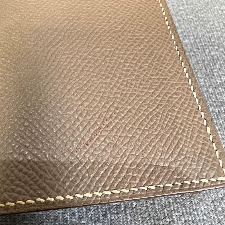 Hermes Hermes Bearn Long Wallet in Gray-2506 Size ONE SIZE - 3 Thumbnail