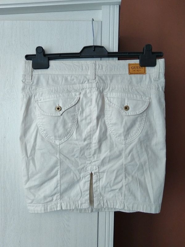 Guess GUESS white cotton skirt Size 28" / US 6 / IT 42 - 3 Thumbnail