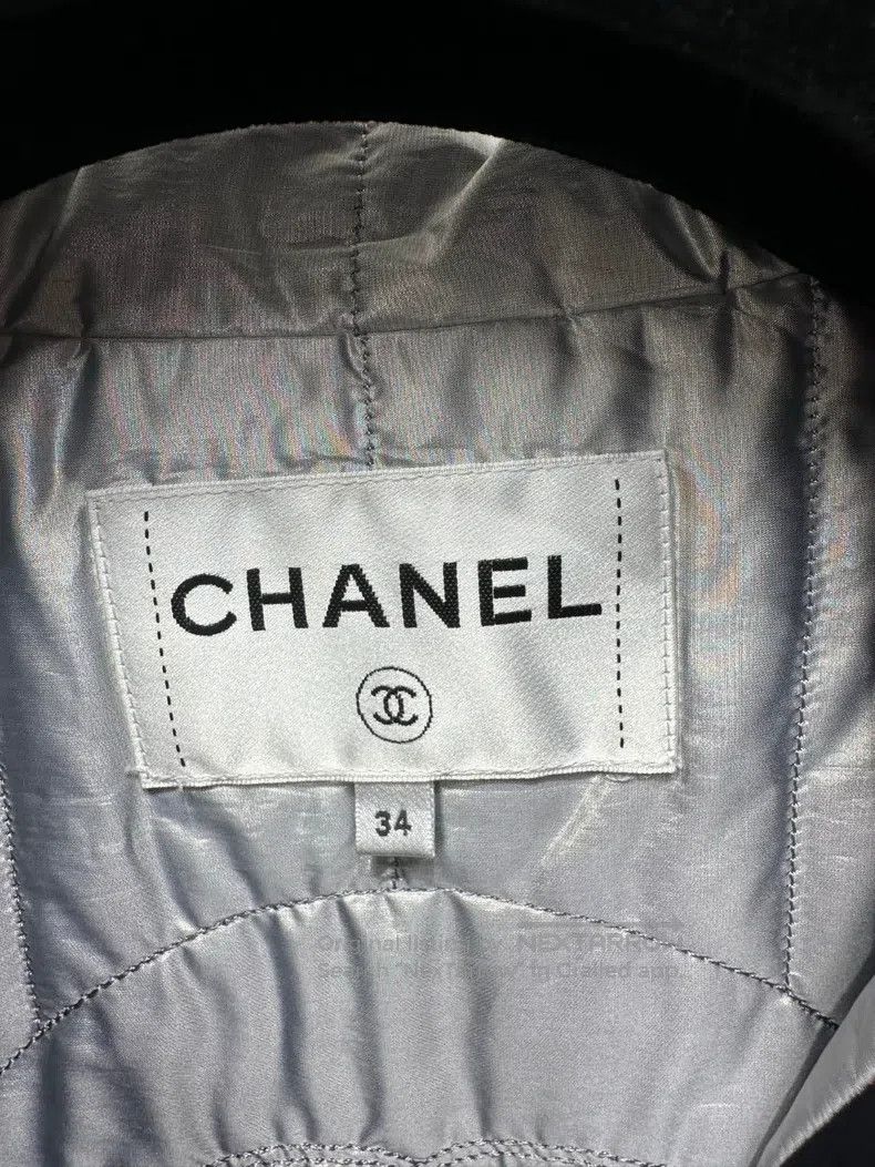 Chanel Chanel Dark blue cotton jacket Size XXS / US 00 / IT 34 - 3 Thumbnail