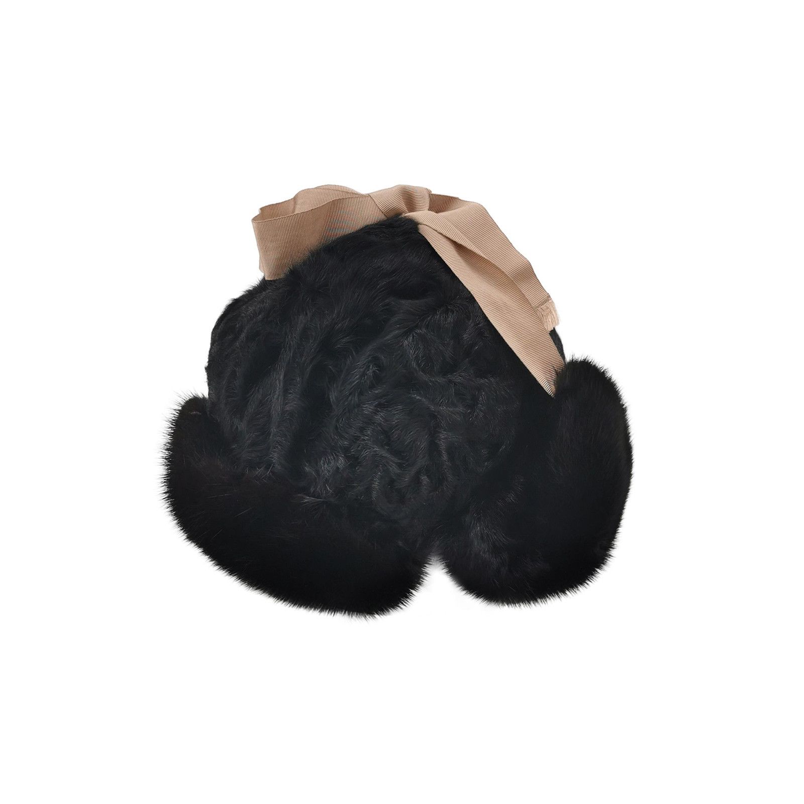 Gucci Gucci Fur Bow Hat Size ONE SIZE - 1 Thumbnail