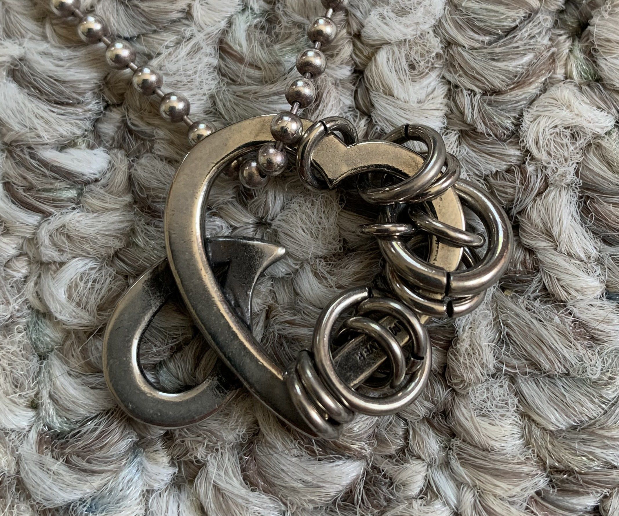 Jam Home Made × Number (N)ine FW03 Number (N)ine Crying Heart Sterling Silver Necklace Size ONE SIZE - 3 Thumbnail