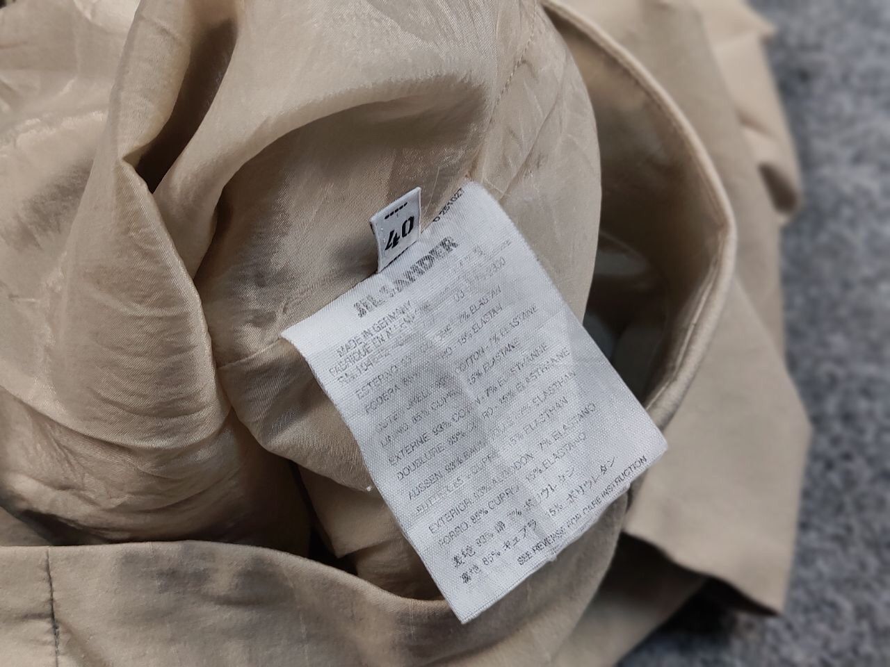 Jil Sander Vintage 90's Jil Sander Mid length skirt Beige Size 27" / US 4 / IT 40 - 12 Thumbnail