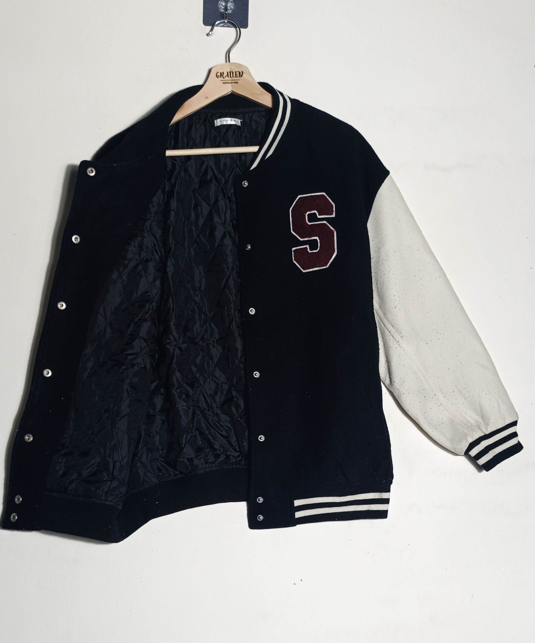 Japanese Brand Colza Varsitu Jacket Size US L / EU 52-54 / 3 - 2 Thumbnail