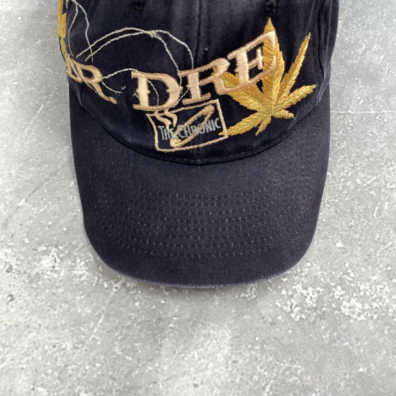 Vintage 90s Dr. Dre The Chronic Rap Cap Faded Black Size OS