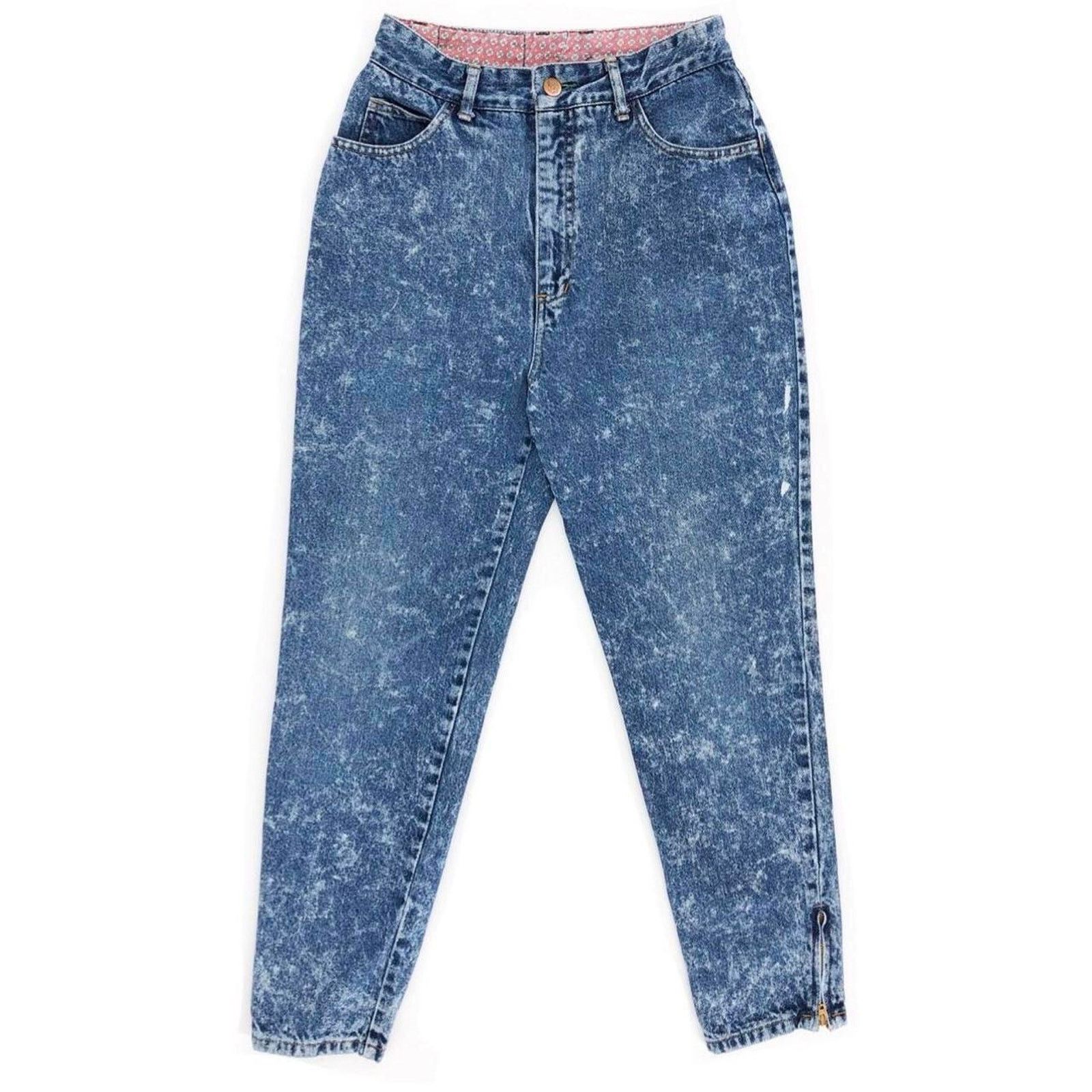 Vintage 80s Bongo acid washed jeans 1980s vintage Size 32" / US 10 / IT 46 - 1 Thumbnail