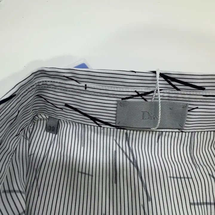 Dior Dior Dior Striped Print Long Sleeve Shirt 0079-2507 Size US M / EU 48-50 / 2 - 5 Thumbnail