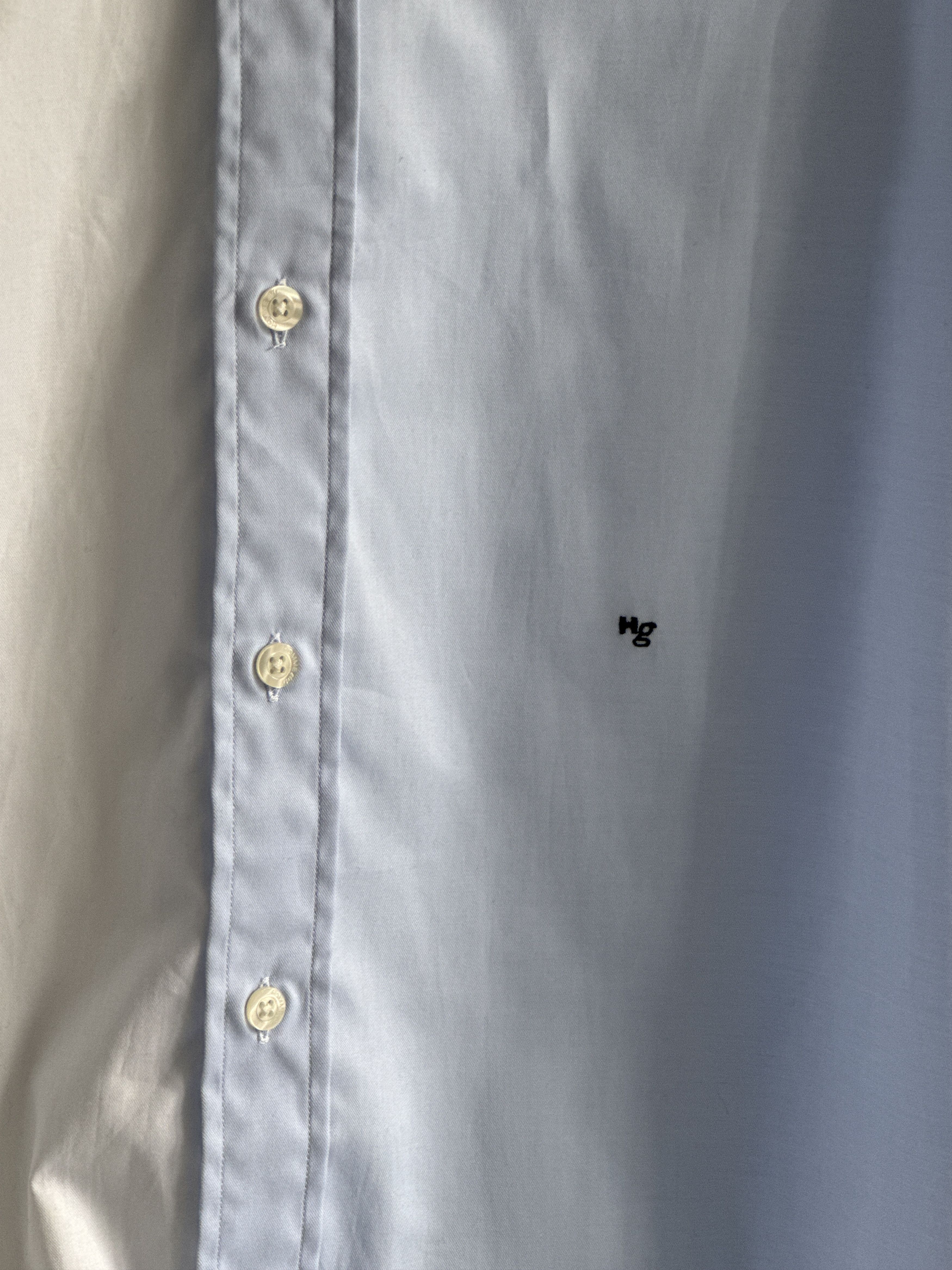 Other HOMMEGIRLS White Blue Double Side Button Shirt Trompe-l'œil Size US M / EU 48-50 / 2 - 5 Thumbnail