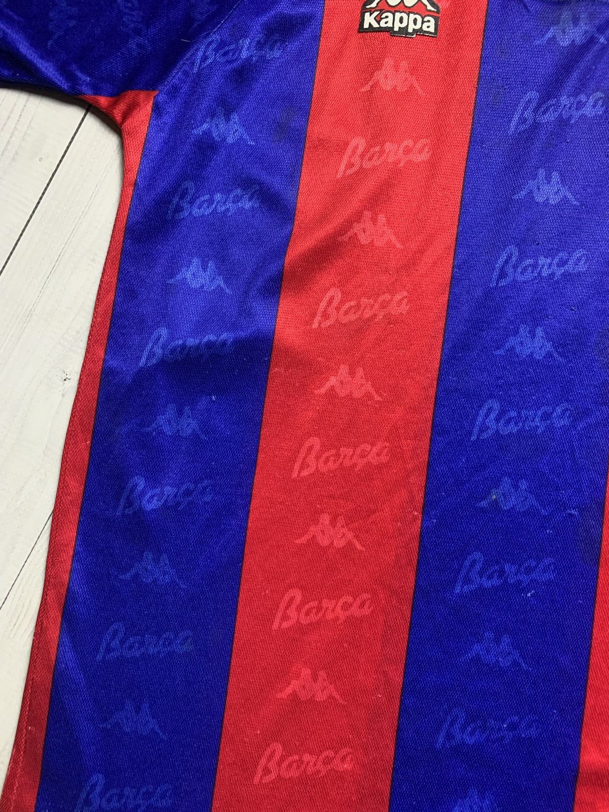Kappa Vintage Kappa Barcelona soccer jersey + shorts rare XXS Size US XXS / EU 40 - 11 Thumbnail