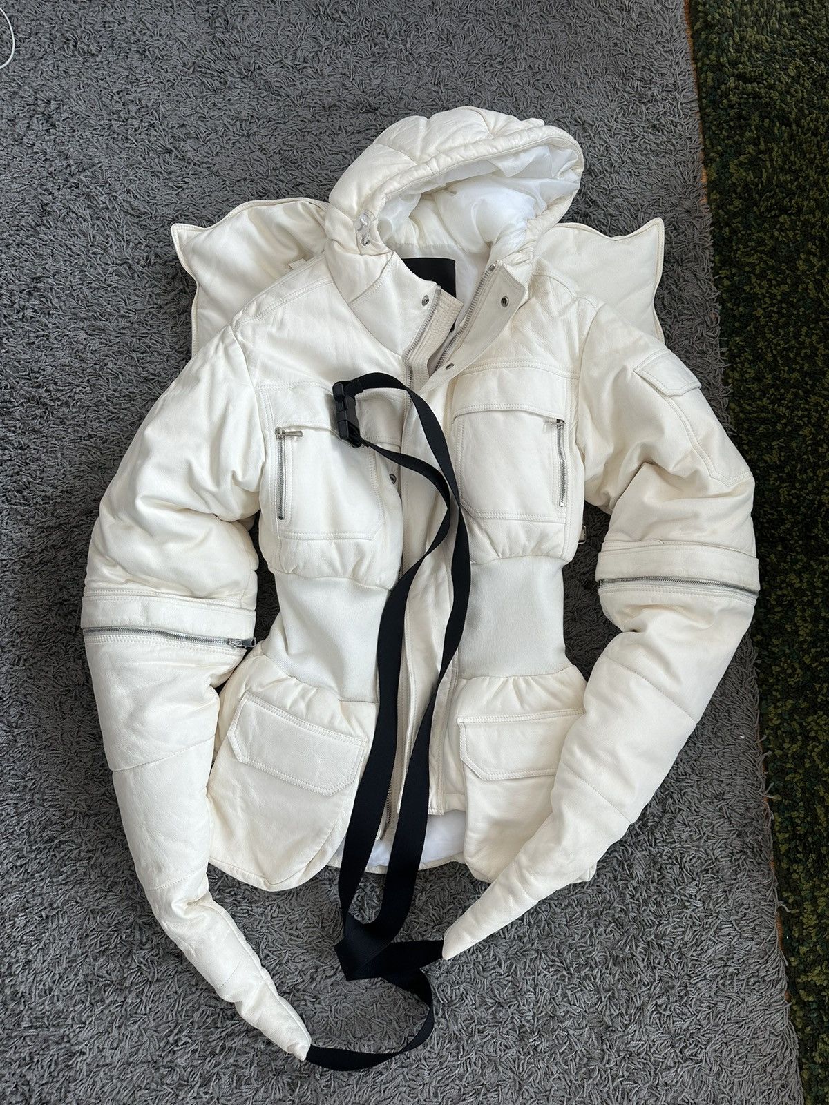 Hood By Air Sample leather bondage jacket Size US M / EU 48-50 / 2 - 3 Thumbnail