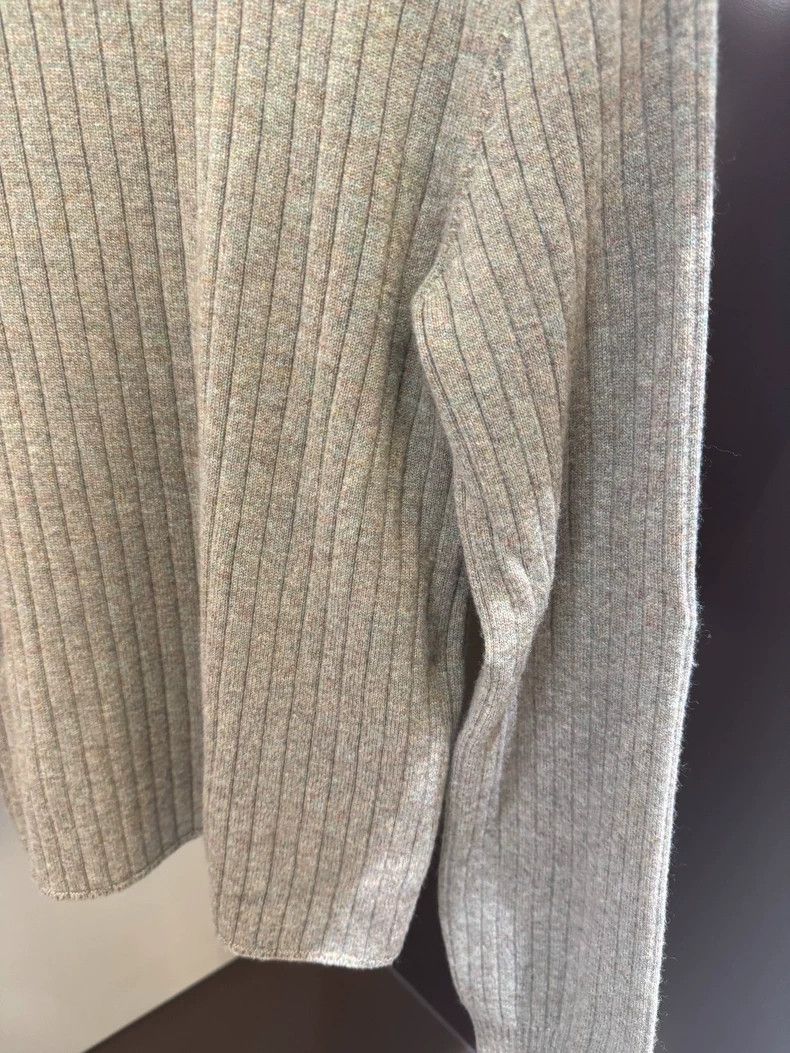 Loro Piana LORO PIANA Round collar colored cashmere sweater Size S / US 4 / IT 40 - 4 Thumbnail