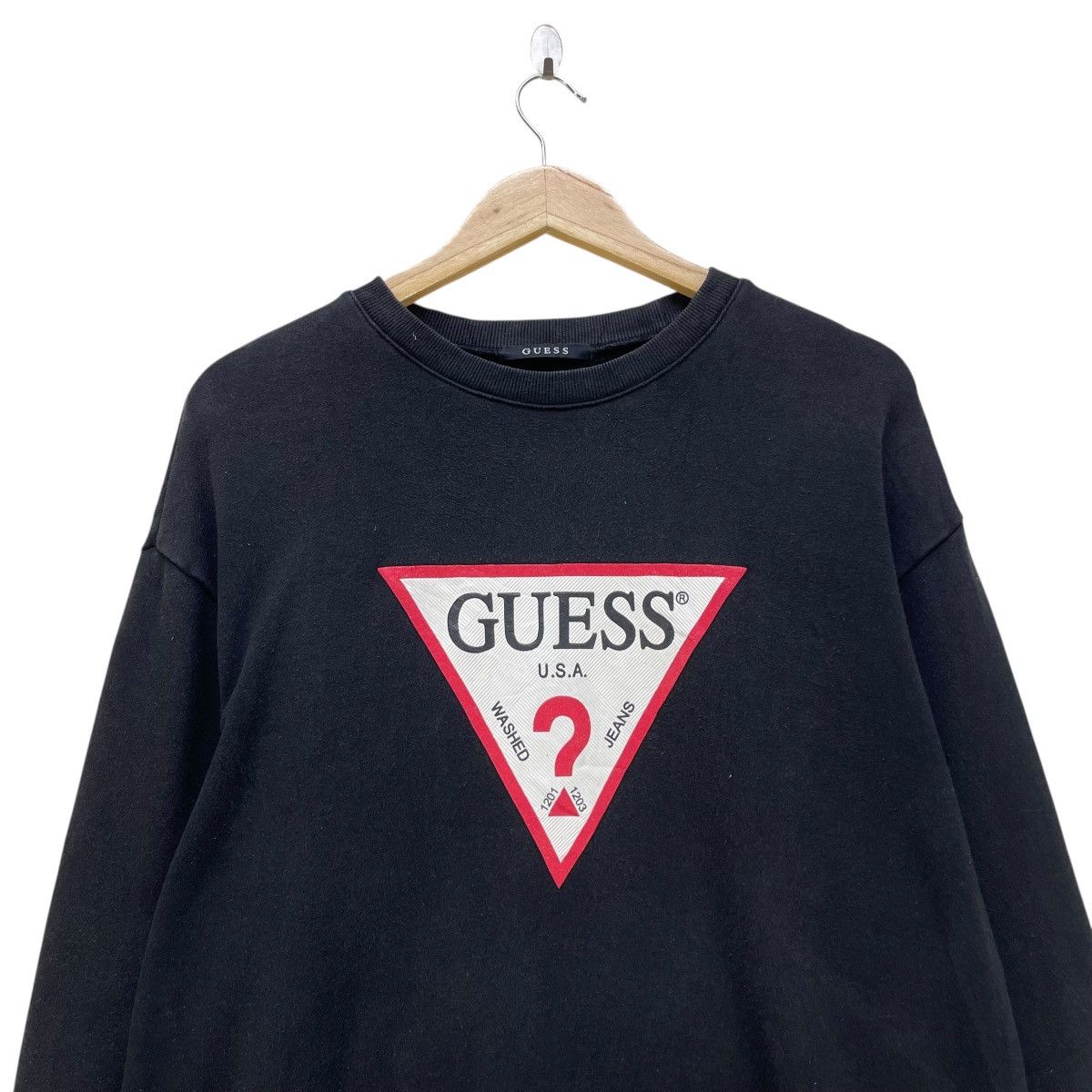 Guess 💥Vintage Guess Big Logo Crewneck Sweatshirt Size US M / EU 48-50 / 2 - 3 Thumbnail