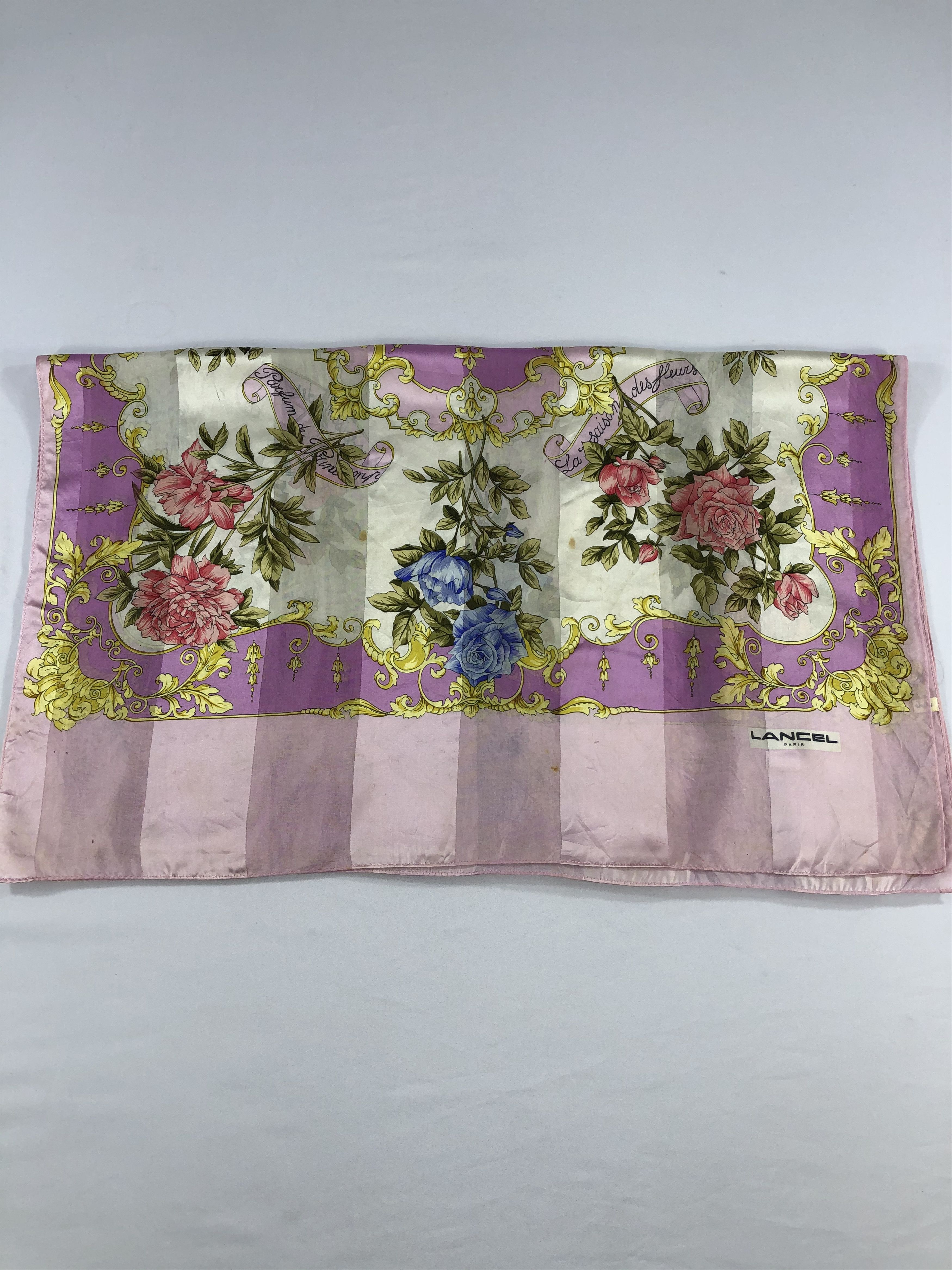 Lancel Vintage Lancel Silk Scarf Size ONE SIZE - 2 Thumbnail