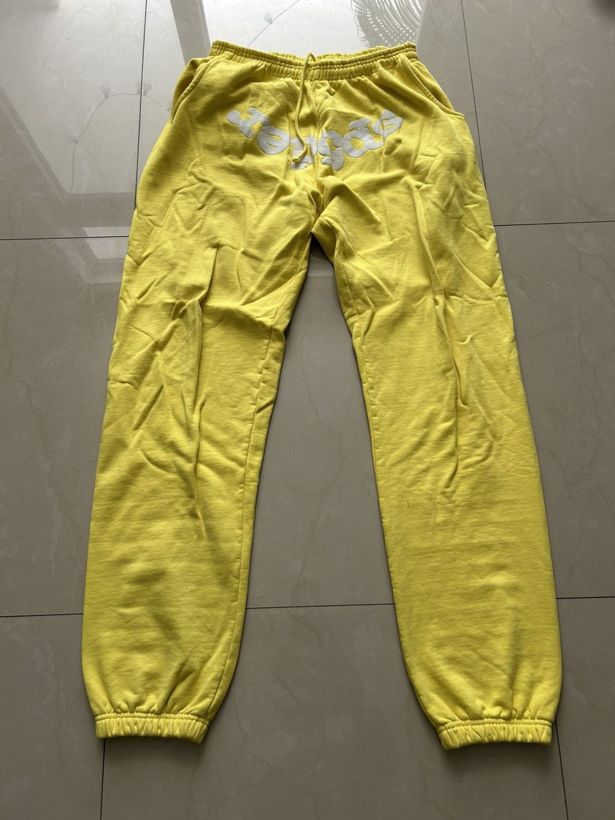 Sp5der Spider worldwide yellow sweatpants Size US 34 / EU 50 - 1 Thumbnail