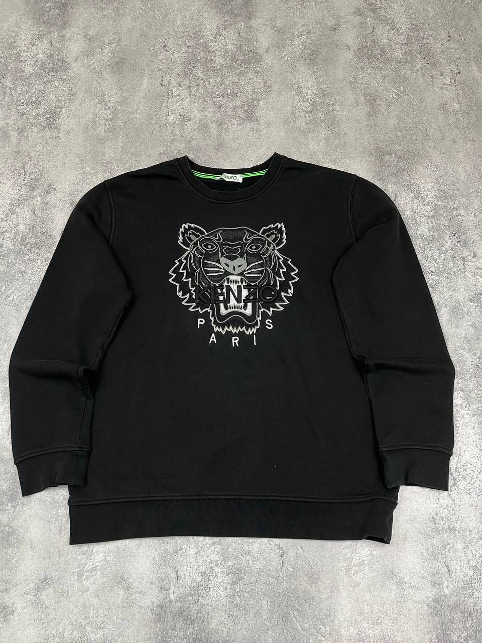Kenzo Kenzo Paris Men Cotton Sweatshirt Black Crewneck Size XXL Size US XXL / EU 58 / 5 - 1 Thumbnail