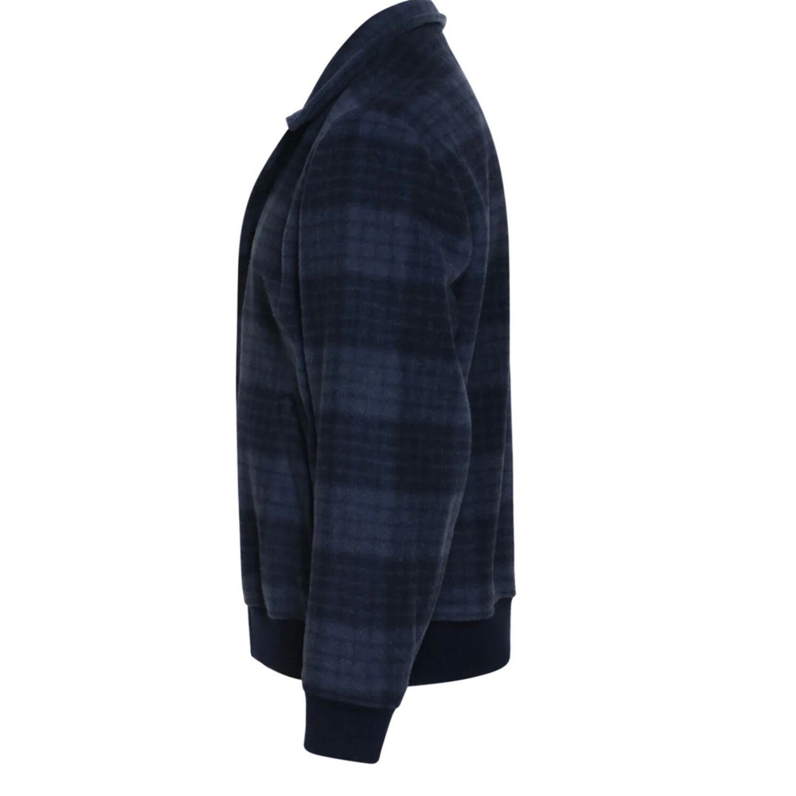 Brunello Cucinelli $6600 Brunello Cucinelli Blue Checked Wool Llama Bomber IT48 Size US M / EU 48-50 / 2 - 3 Thumbnail