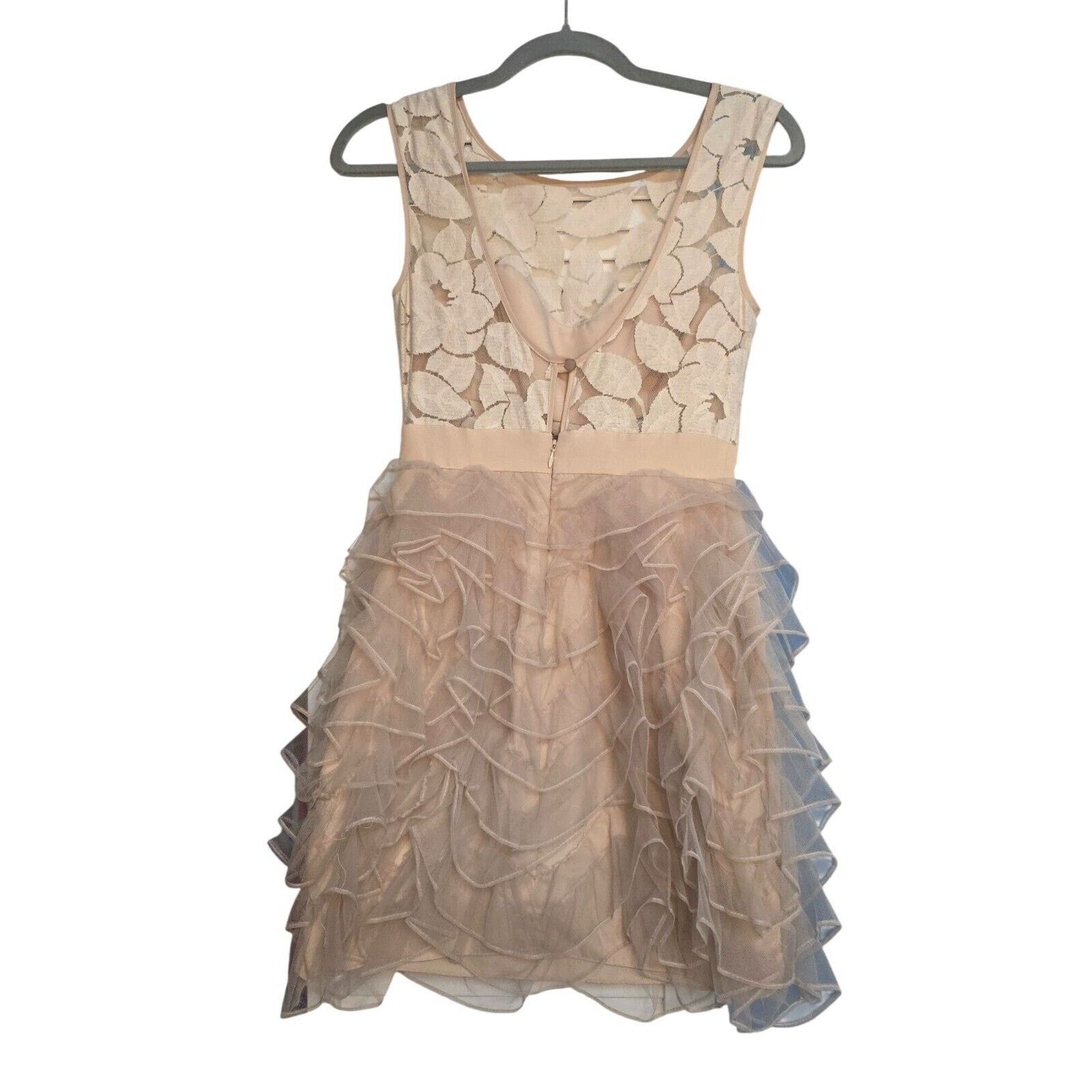 Bcbgmaxazria BCBGENERATION NATURAL TUTU VDN6P752/DC1111 DRESS SIZE 0 Size XS / US 0-2 / IT 36-38 - 6 Thumbnail