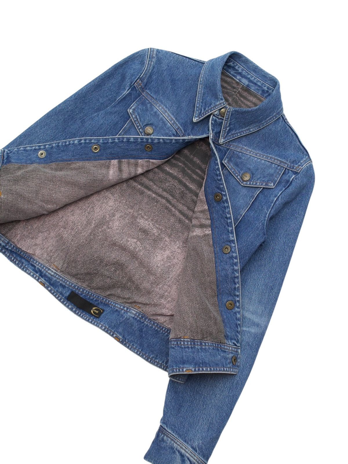 Just Cavalli Vintage Just Cavalli asymmetrical denim jacket Size S / US 4 / IT 40 - 7 Thumbnail