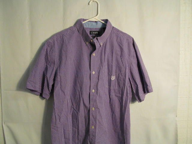 Chaps Chaps Checkered Button-Up Shirt - Purple Gingham Size US XL / EU 56 / 4 - 1 Thumbnail