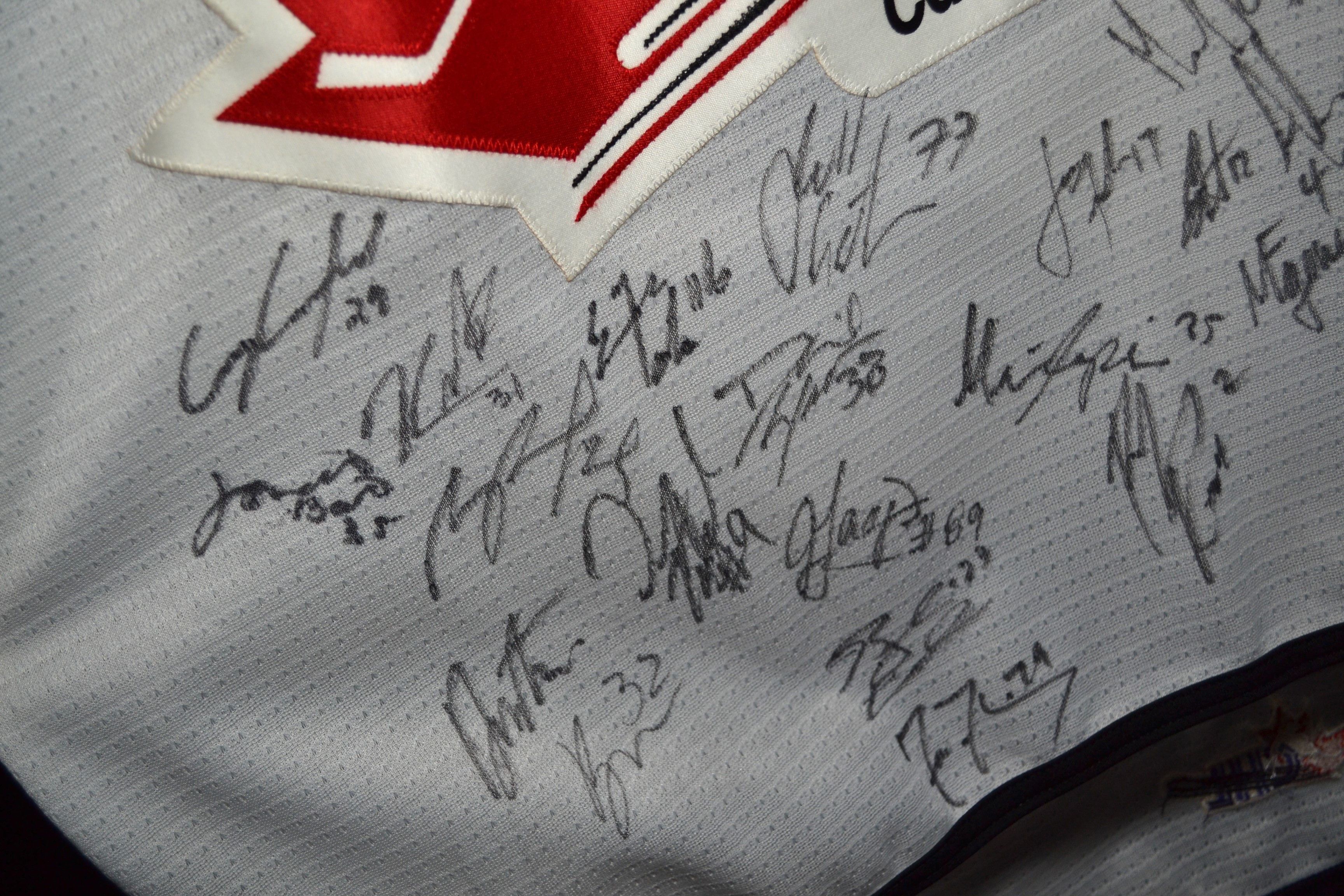 Nike × Vintage Nike CHL Top Prospects All-star Game Signed Hockey Jersey 54 Size US XL / EU 56 / 4 - 10 Thumbnail