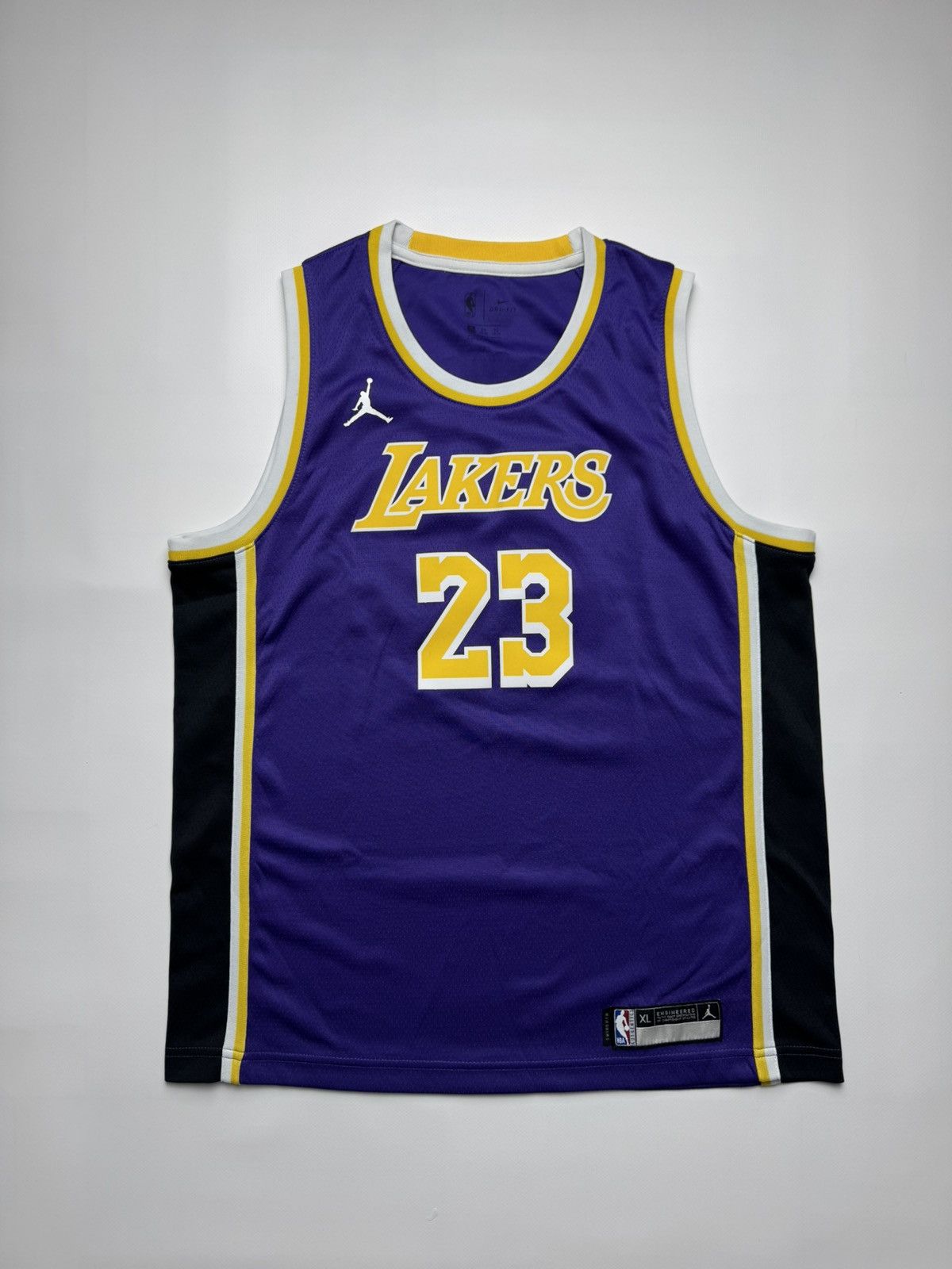 Nike Jordan LeBron James #23 Lakers Swingman Jersey - Purple Size US XL / EU 56 / 4 - 3 Thumbnail