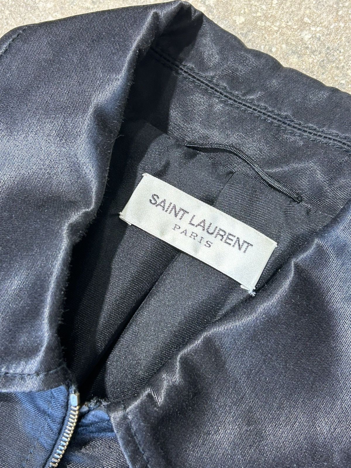 Yves Saint Laurent FW16 Saint Laurent Musical Note Satin Jacket Size US XL / EU 56 / 4 - 2 Thumbnail