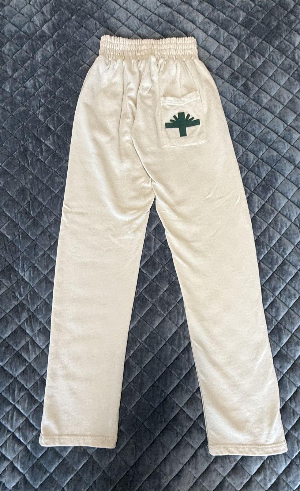 Vertabrae Sweatpants Cream and Green