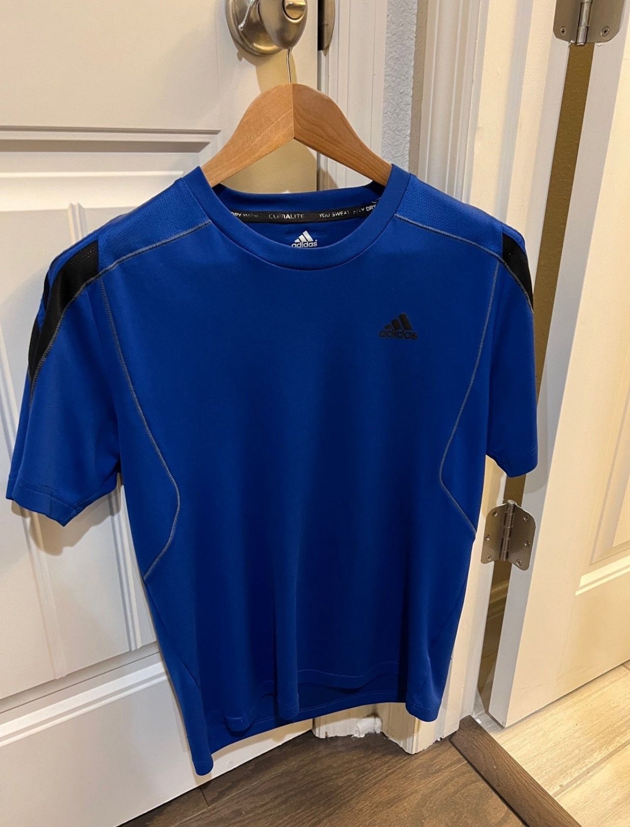 Adidas Adidas Climalite Men’s Performance Blue Training Shirt Size US S / EU 44-46 / 1 - 2 Thumbnail