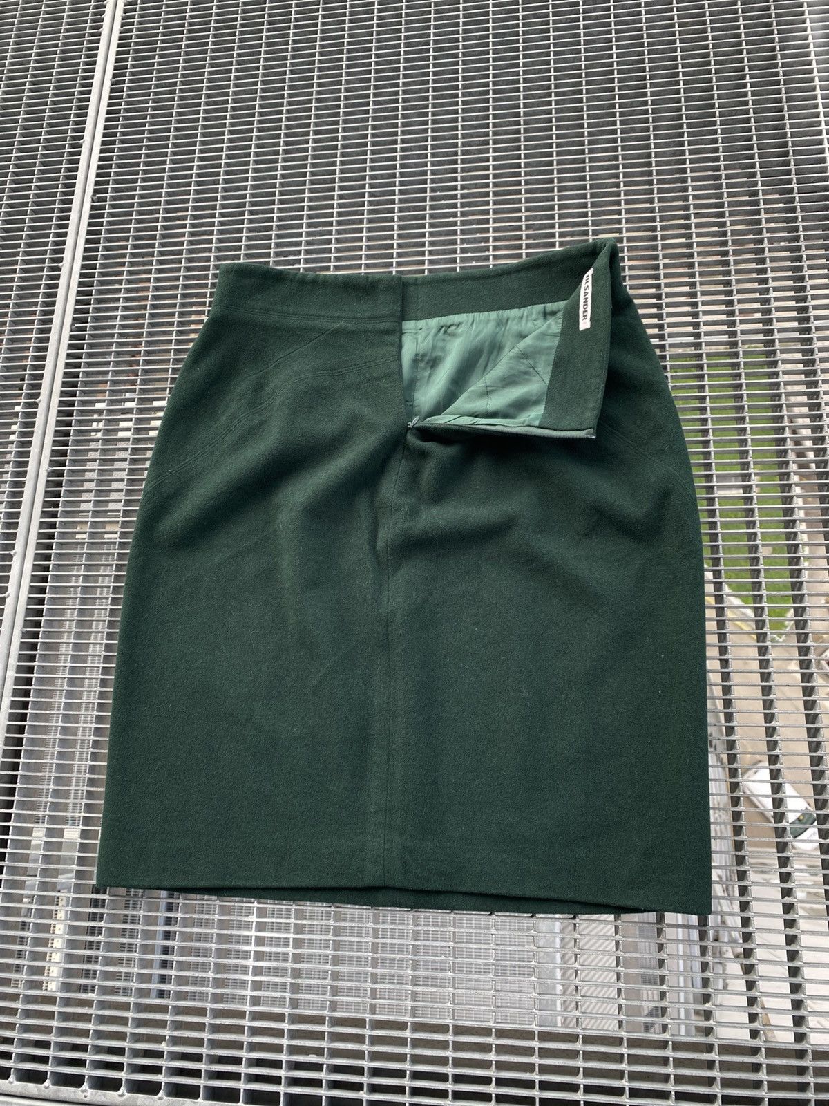Jil Sander Vintage Jil Sander + Wool Skirt Size 30" / US 8 / IT 44 - 6 Thumbnail