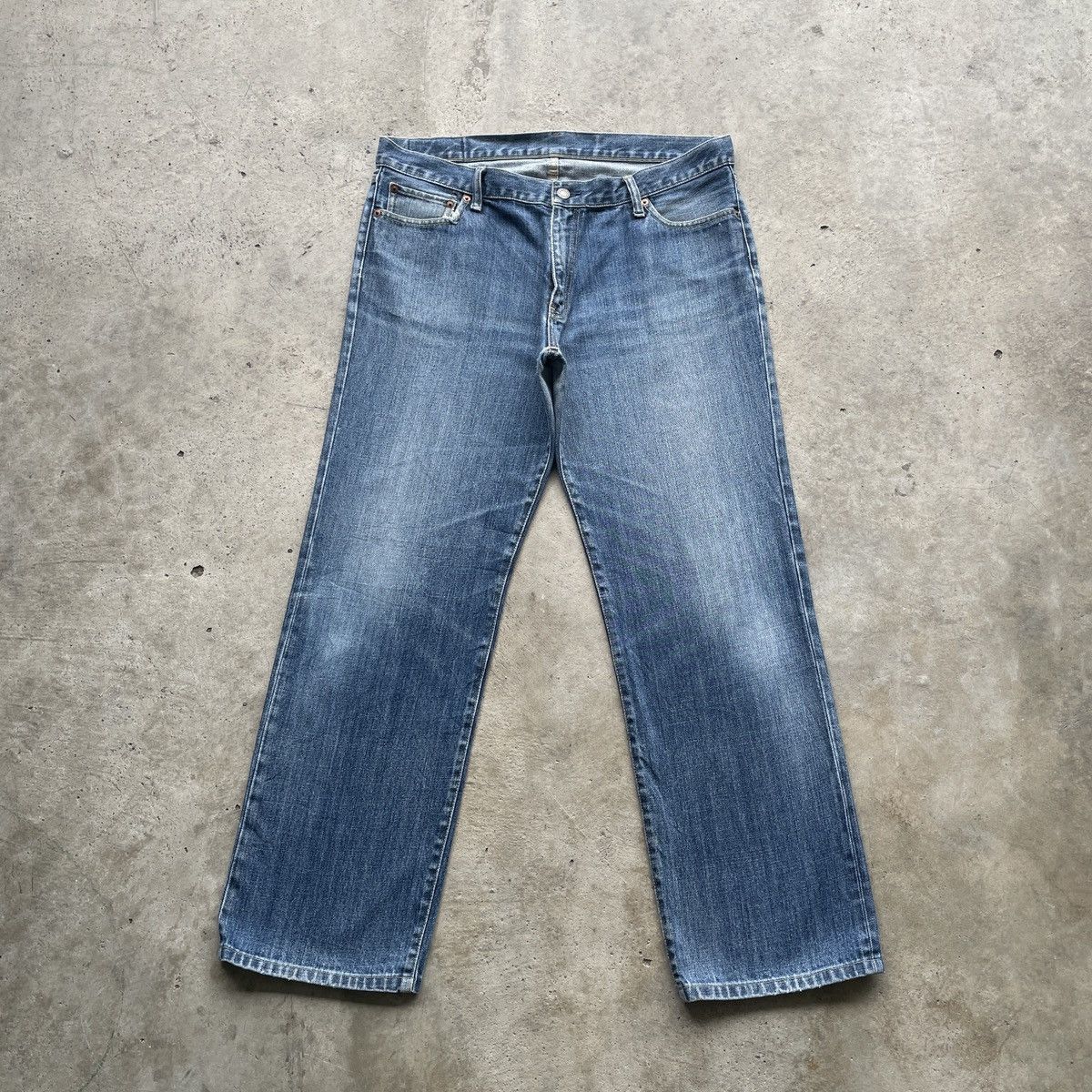 Japanese Brand W37x30 Vintage Japanese Faded Jeans Pants Denim Size US 37 - 1 Thumbnail