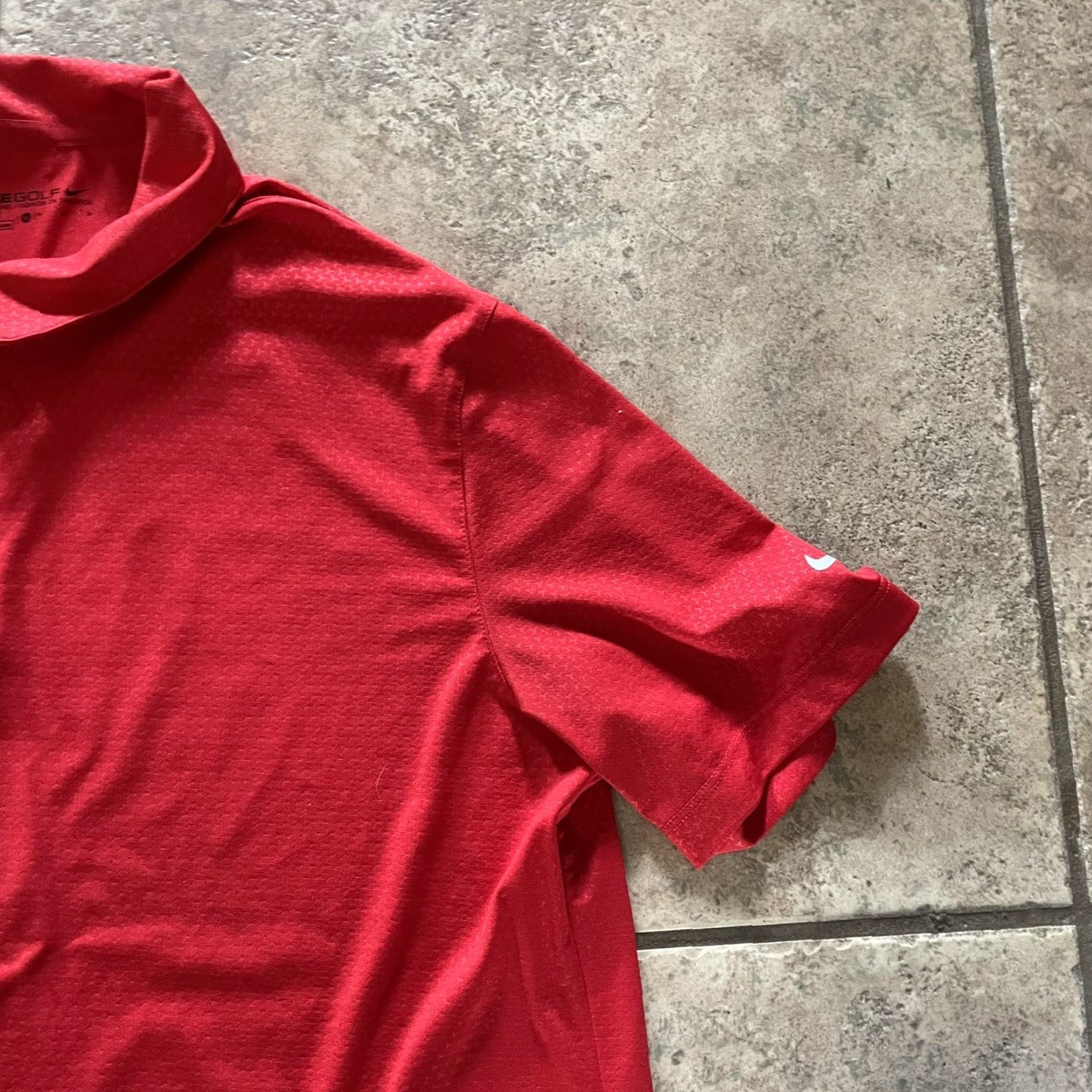 Nike Nike Golf Dri-Fit Red Polo Men M Adult Medium Shirt Mens Size US M / EU 48-50 / 2 - 3 Thumbnail