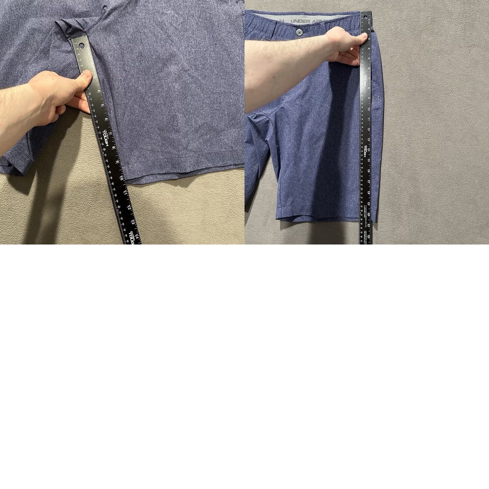 Under Armour Under Armour Shorts Mens 32 Blue Vented Match Play 10" Golf Performance Stretch Size US 32 / EU 48 - 8 Thumbnail